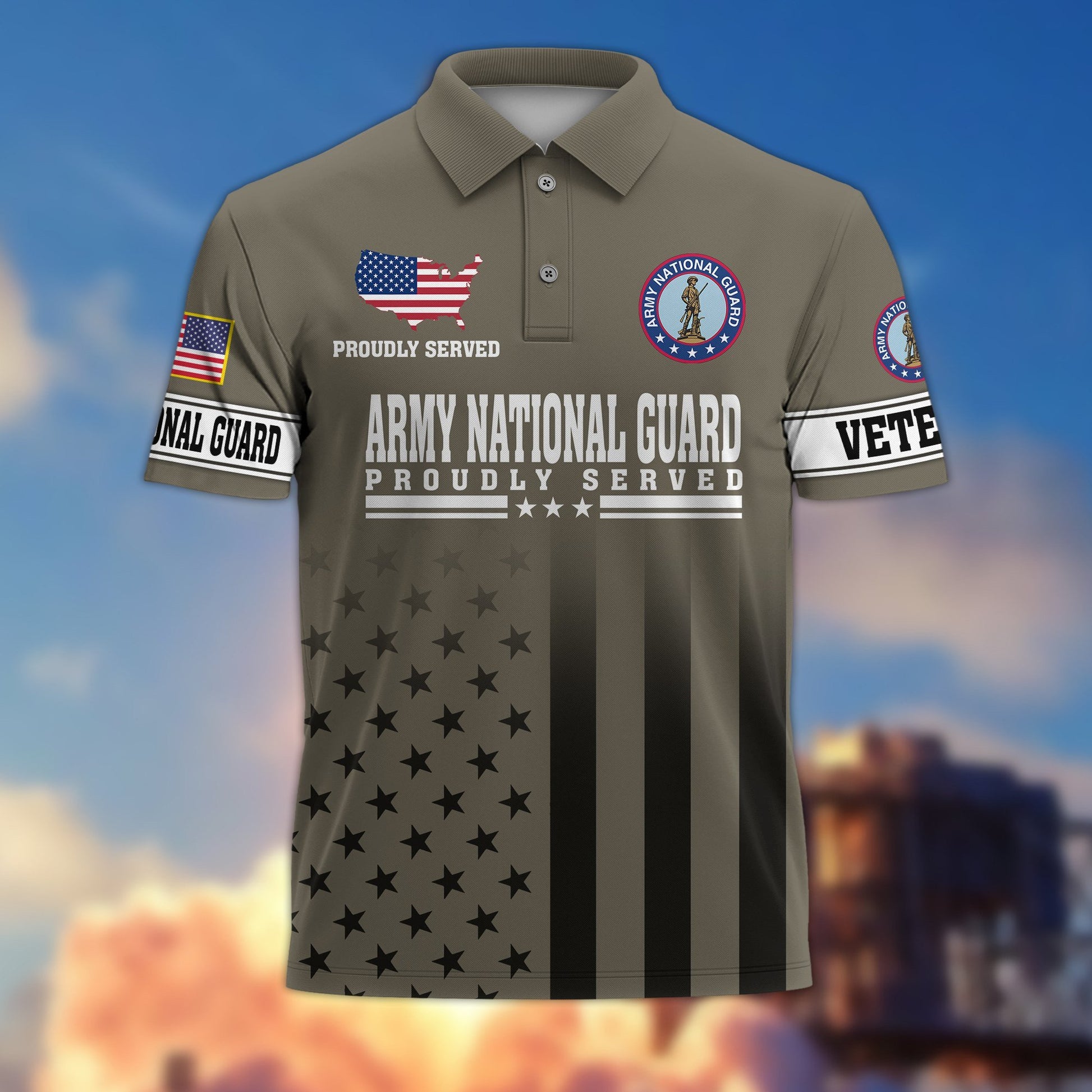 Premium US Veterans Polo Shirt BPVC110202, Gifts For US Veterans, Gifts On Father's Day, Independence Day, Armed Forces Day, Veterans Day.
