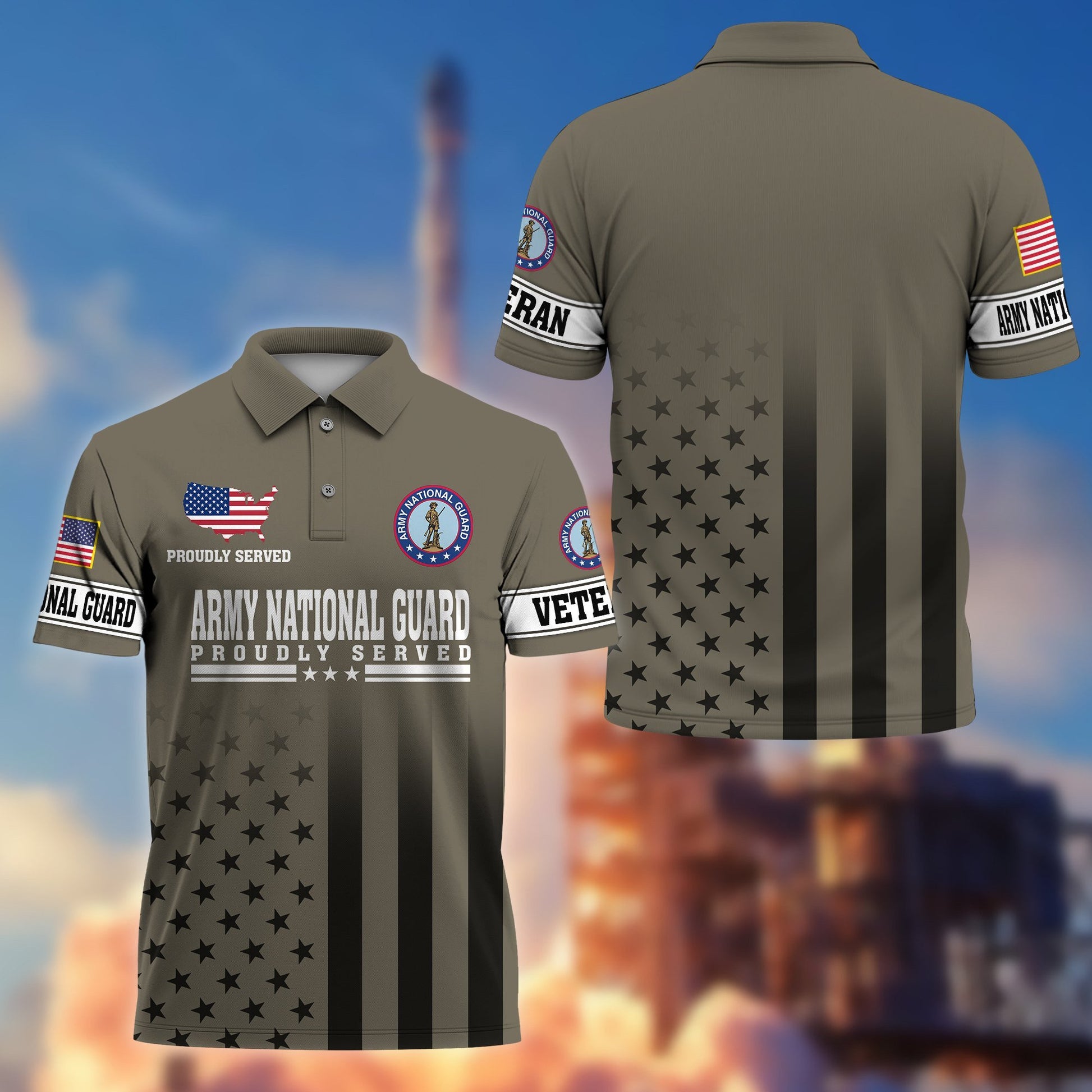 Premium US Veterans Polo Shirt BPVC110202, Gifts For US Veterans, Gifts On Father's Day, Independence Day, Armed Forces Day, Veterans Day.