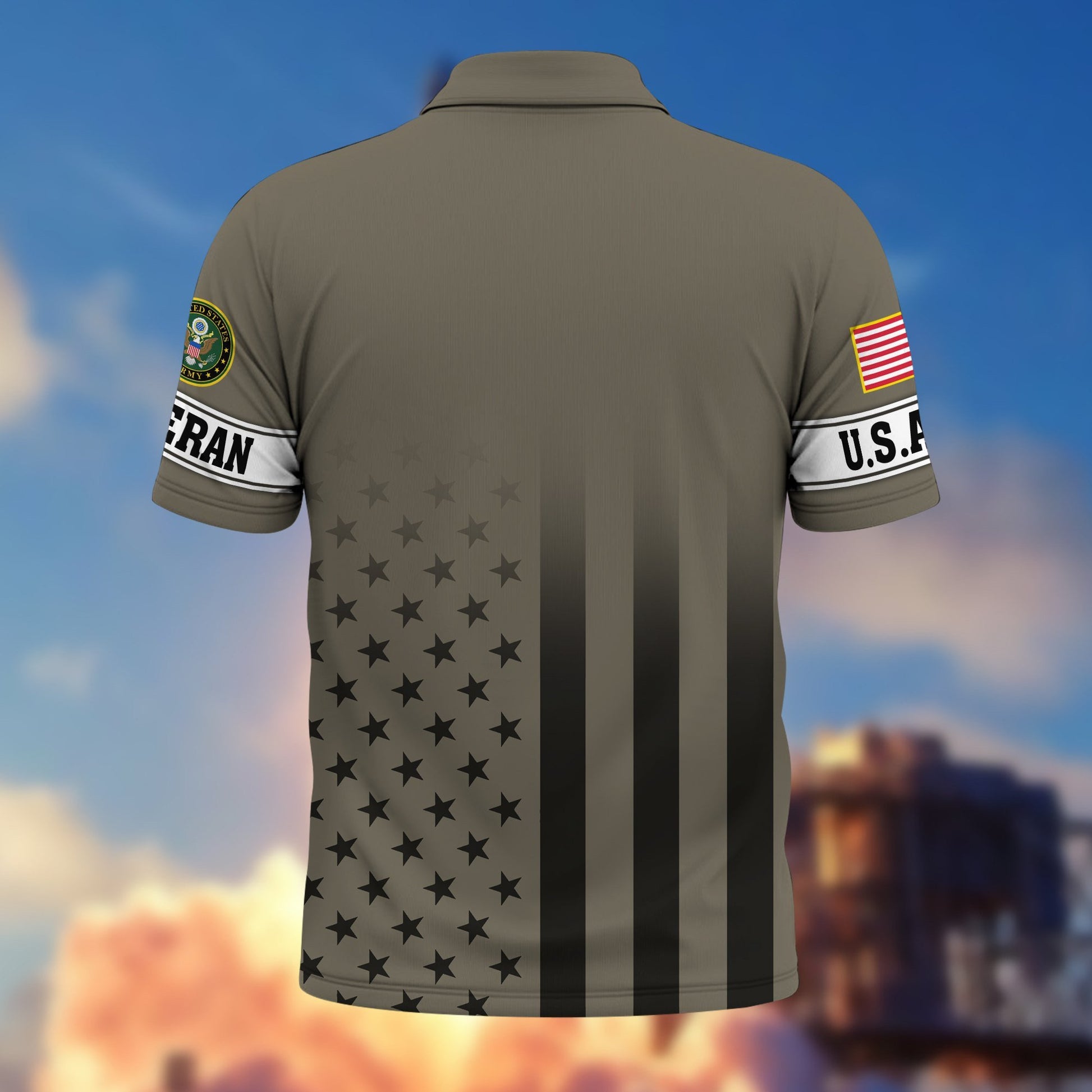 Premium US Veterans Polo Shirt BPVC110202, Gifts For US Veterans, Gifts On Father's Day, Independence Day, Armed Forces Day, Veterans Day.