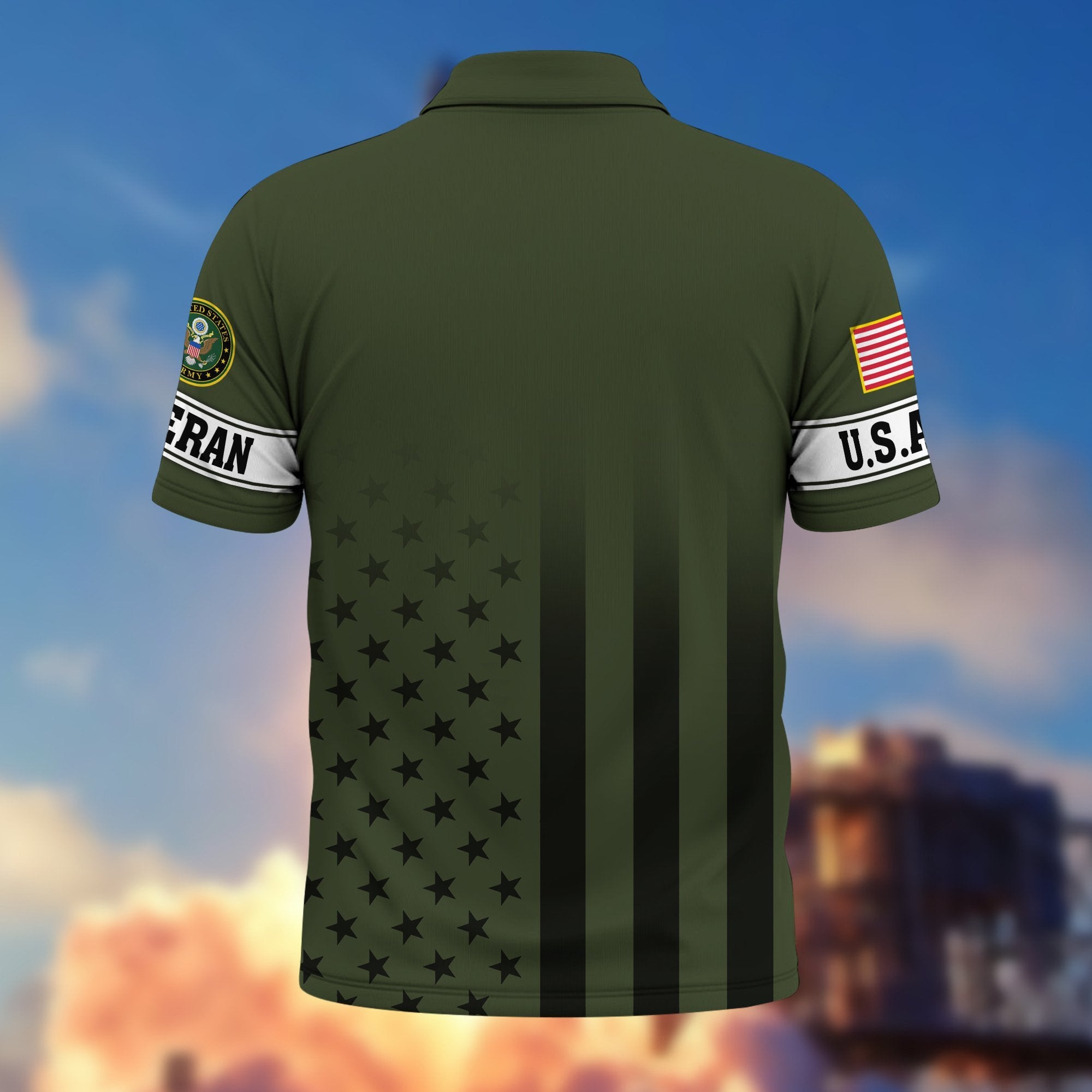 Premium US Veterans Polo Shirt BPVC110202, Gifts For US Veterans, Gifts On Father's Day, Independence Day, Armed Forces Day, Veterans Day.