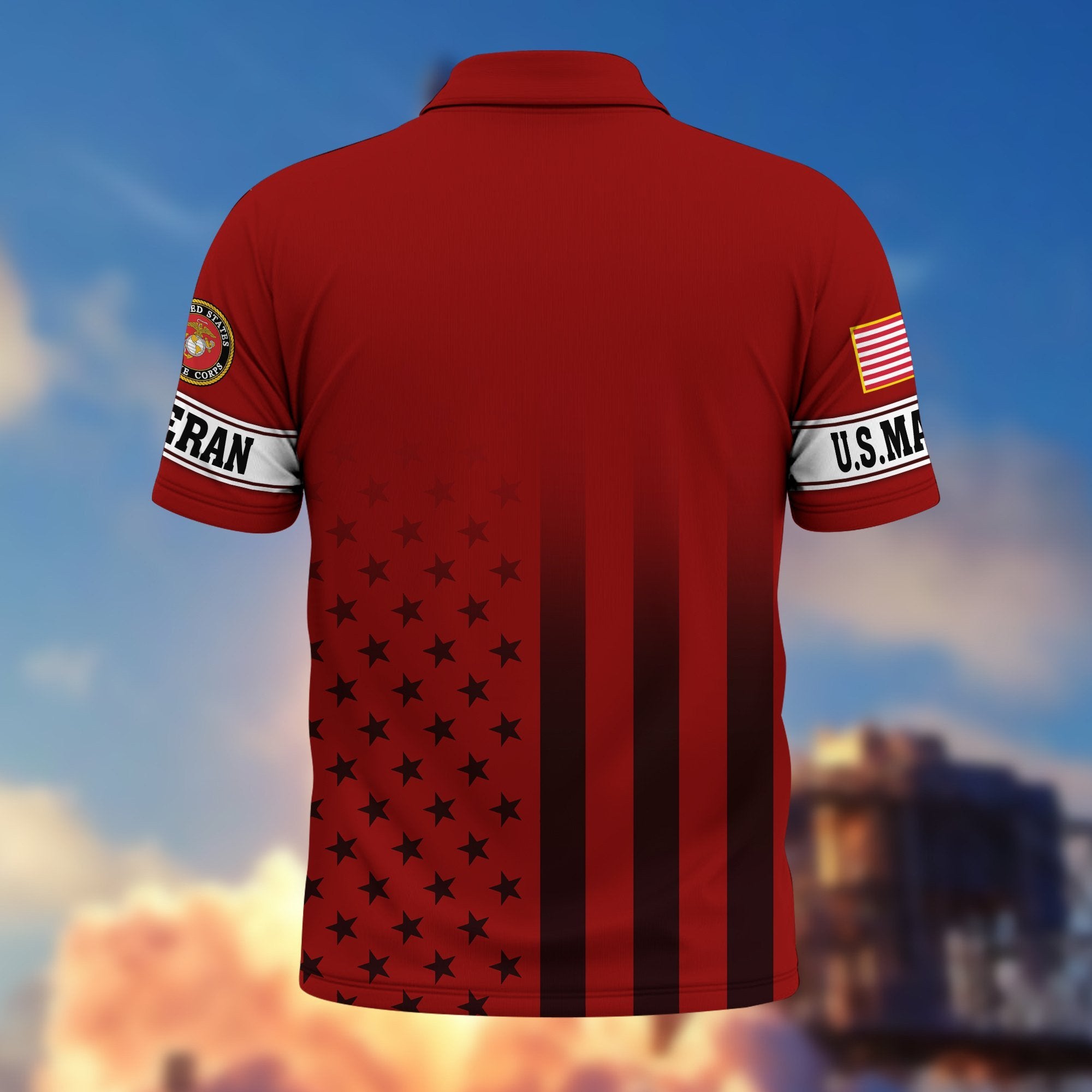 Premium US Veterans Polo Shirt BPVC110202, Gifts For US Veterans, Gifts On Father's Day, Independence Day, Armed Forces Day, Veterans Day.
