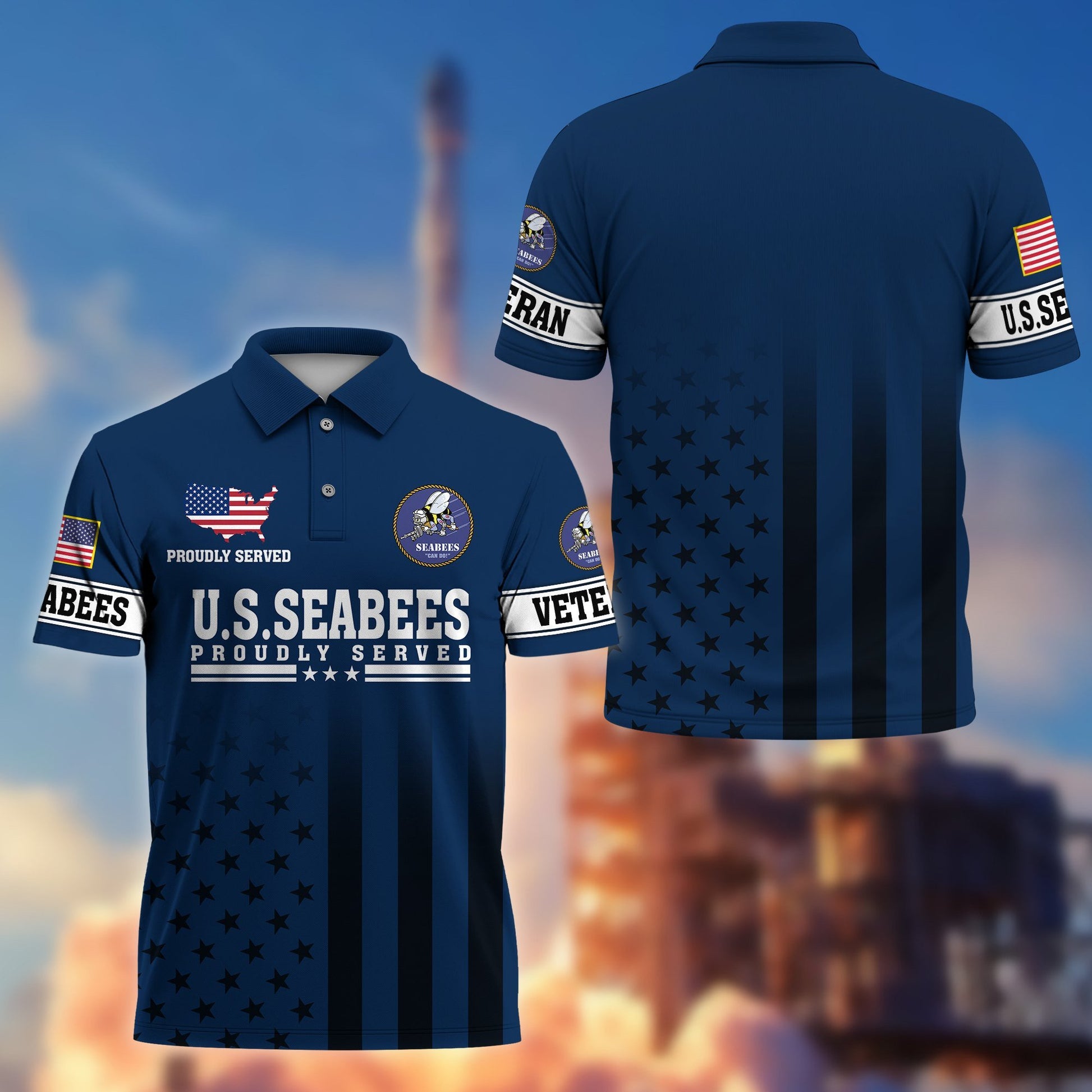 Premium US Veterans Polo Shirt BPVC110202, Gifts For US Veterans, Gifts On Father's Day, Independence Day, Armed Forces Day, Veterans Day.