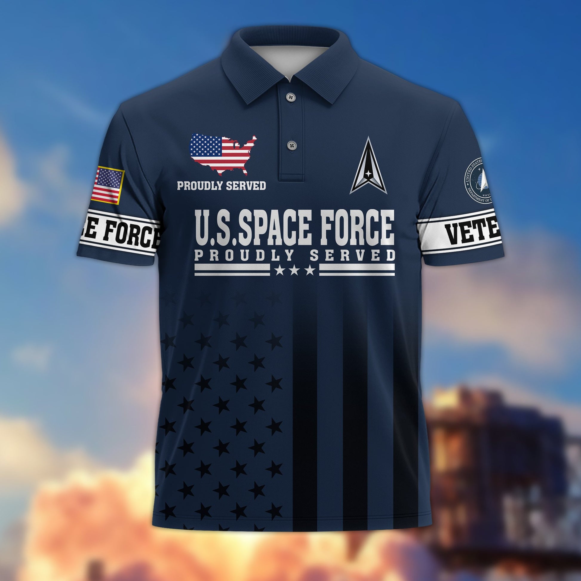 Premium US Veterans Polo Shirt BPVC110202, Gifts For US Veterans, Gifts On Father's Day, Independence Day, Armed Forces Day, Veterans Day.