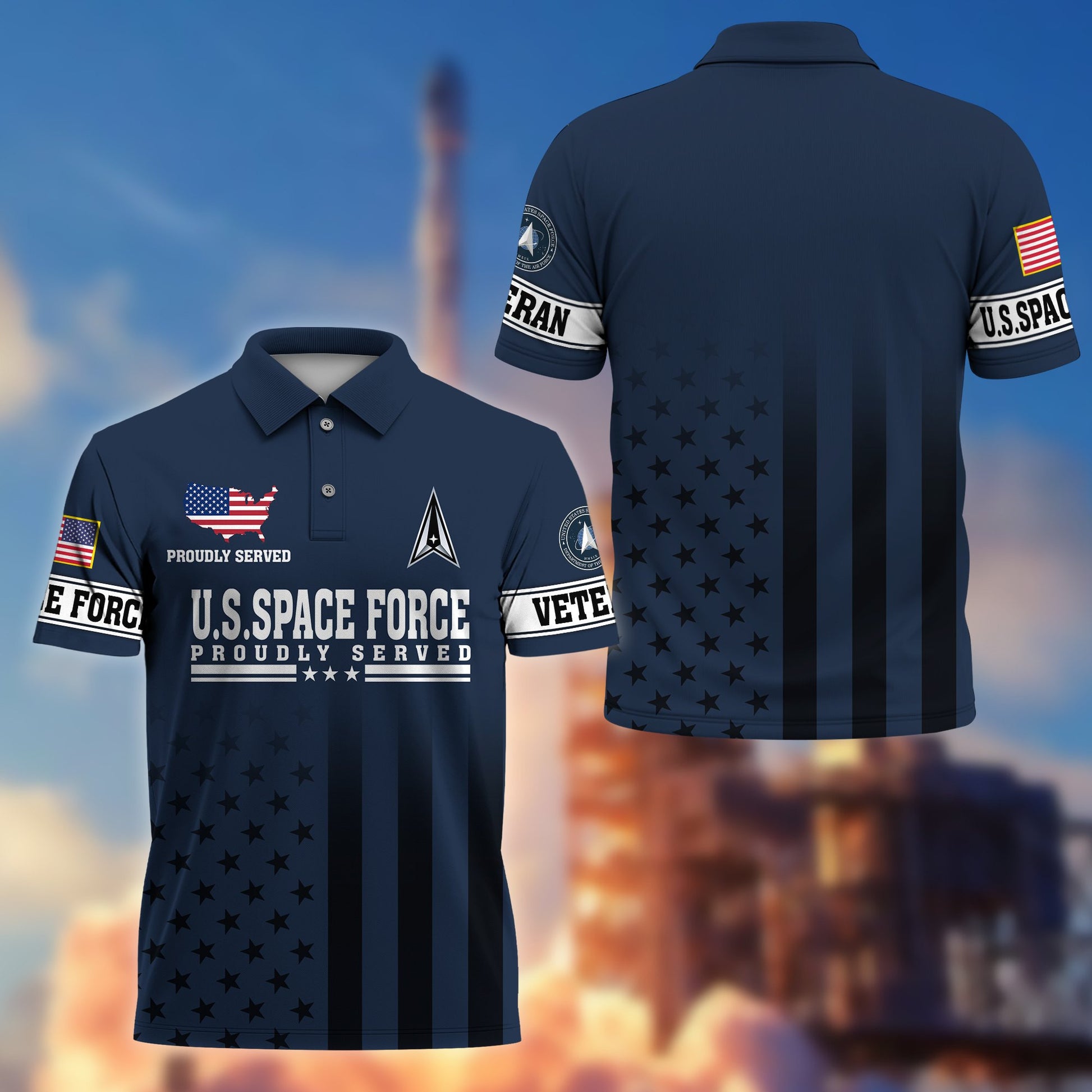 Premium US Veterans Polo Shirt BPVC110202, Gifts For US Veterans, Gifts On Father's Day, Independence Day, Armed Forces Day, Veterans Day.