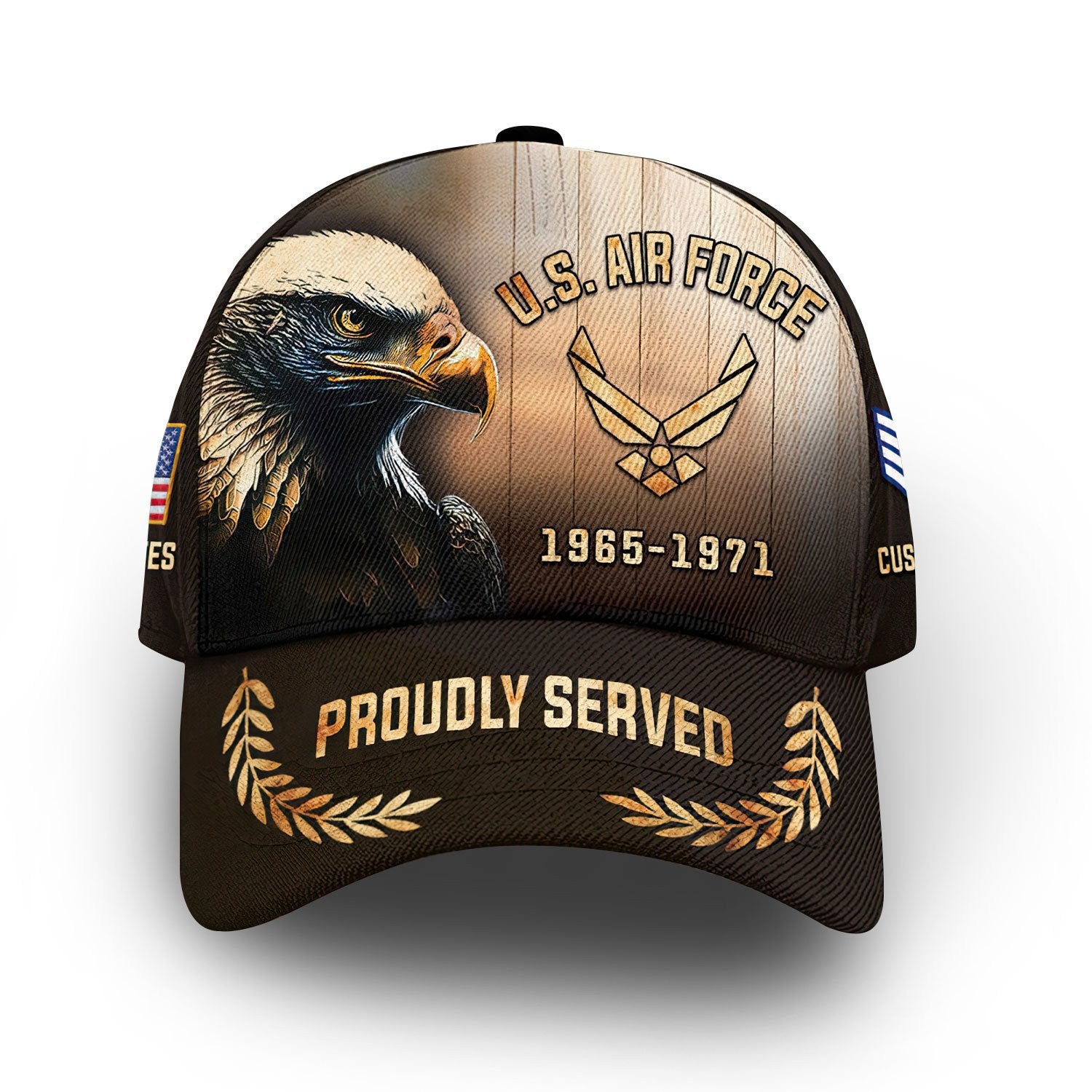 Premium Custom USAF Cap VPVC005804, Gifts For Air Force Veteran, Best Gifts On Father's Day, Independence Day, Veterans Day.