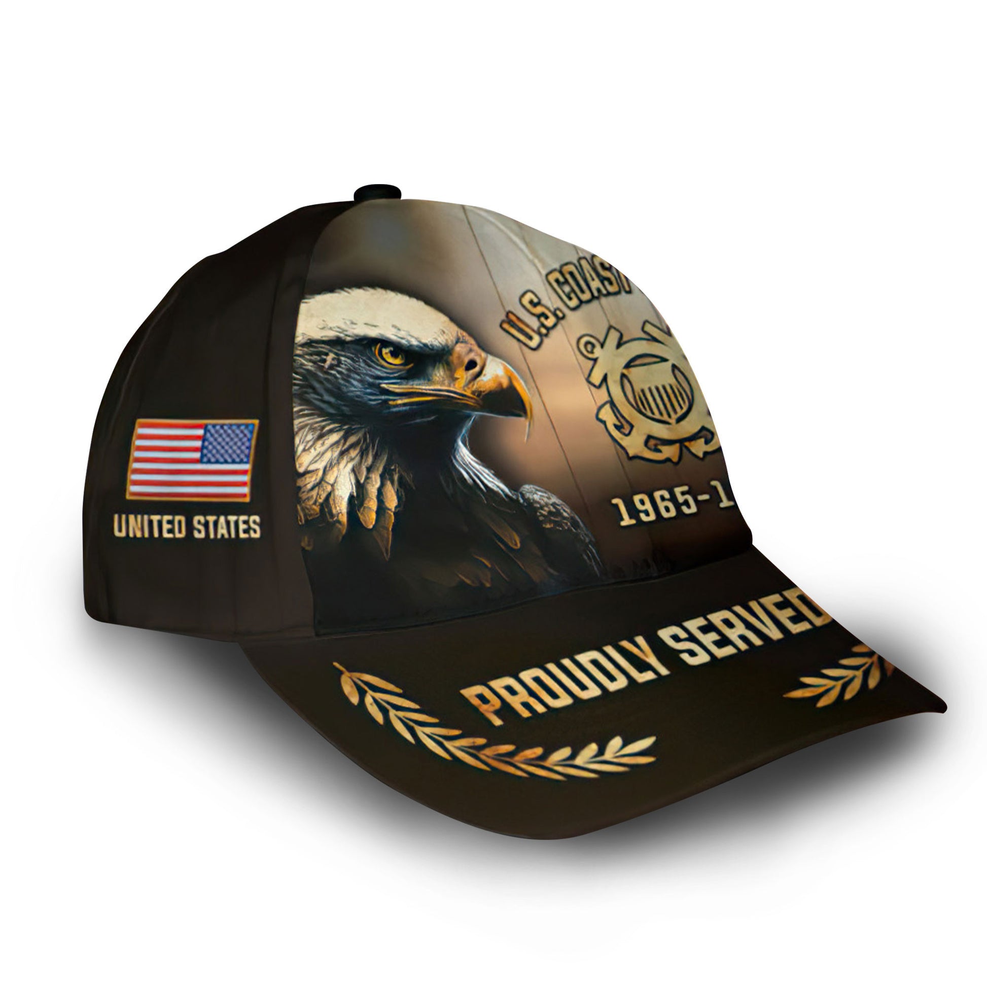Premium Custom USCG Cap VPVC005805, Gifts For Coast Guard Veteran, Best Gifts On Father's Day, Independence Day, Veterans Day.
