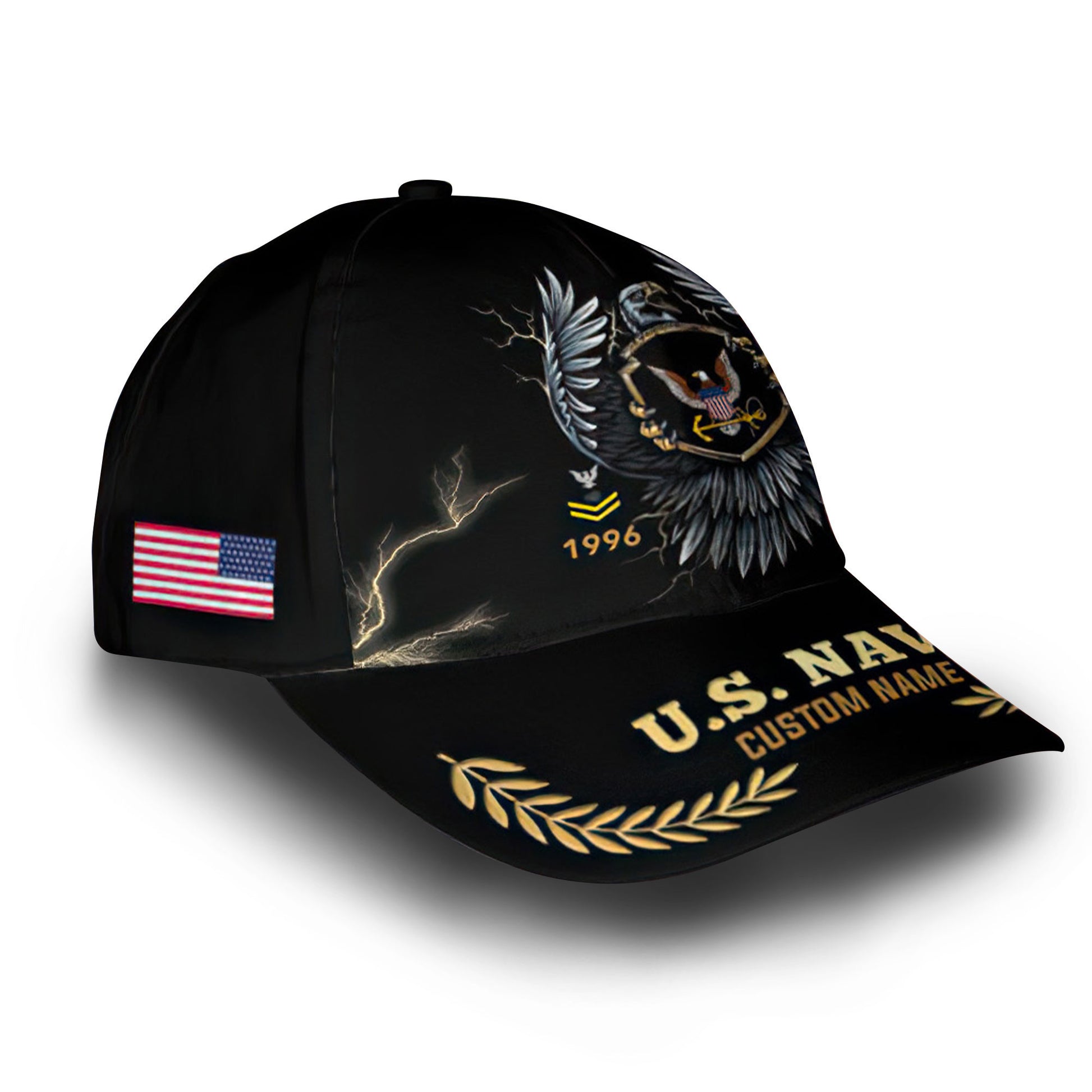 Premium Custom US Navy Cap VPVC006202, Gifts For Navy Veteran, Gifts For Dad, For Husband, Best Gifts On Father's Day, Armed Forces Day, Independence Day, Veterans Day.