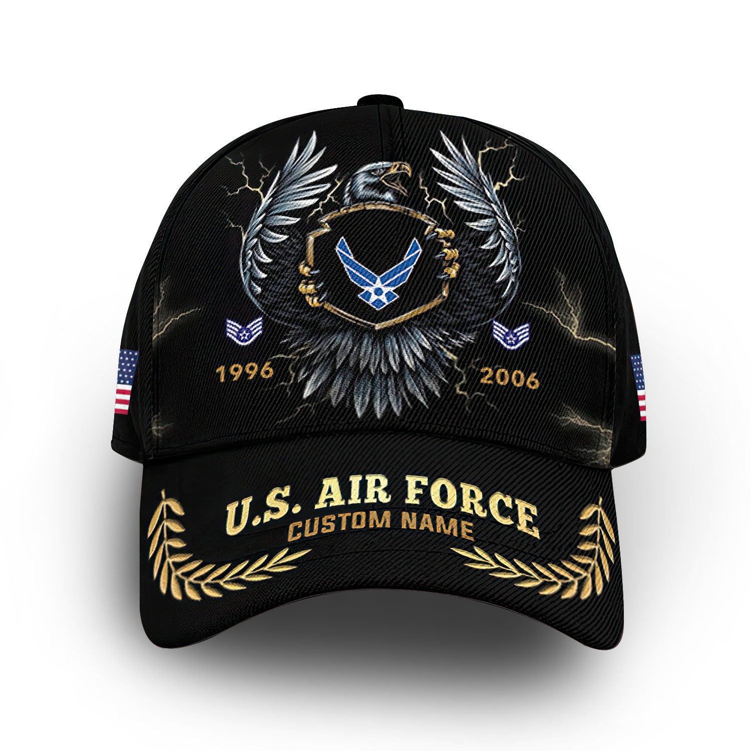 Premium Custom USAF Cap VPVC006204, Gifts For Air Force Veteran, Gifts For Dad, For Husband, Best Gifts On Father's Day, Armed Forces Day, Independence Day, Veterans Day.