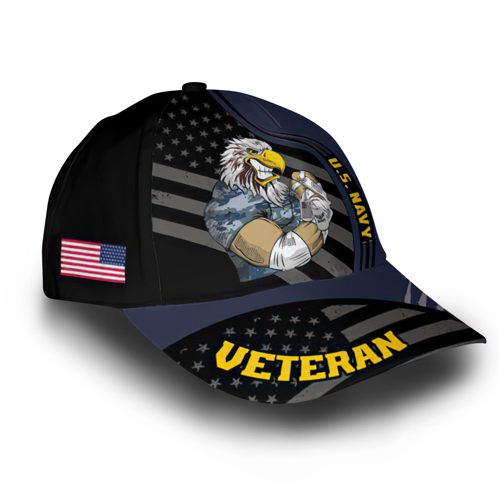 Premium Custom US Navy Cap VPVC006302, Gifts For Navy Veteran, Gifts For Dad, For Husband, Best Gifts On Father's Day, Armed Forces Day, Independence Day, Veterans Day.