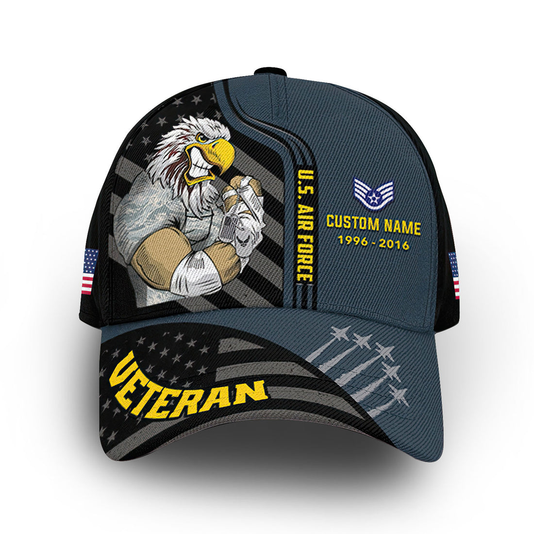 Premium Custom USAF Cap VPVC006304, Gifts For Air Force Veteran, Gifts For Dad, For Husband, Best Gifts On Father's Day, Armed Forces Day, Independence Day, Veterans Day.