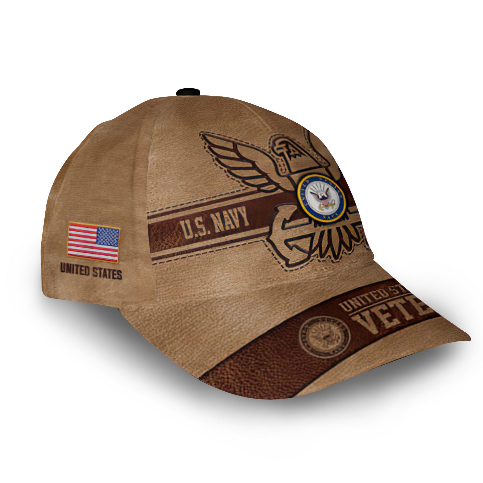 Unique Custom Name, Rank, Year, US Navy Cap VPVC006702, Gifts For Navy Veteran, Gifts For Dad, For Husband, Best Gifts On Father's Day, Independence Day, Veterans Day.