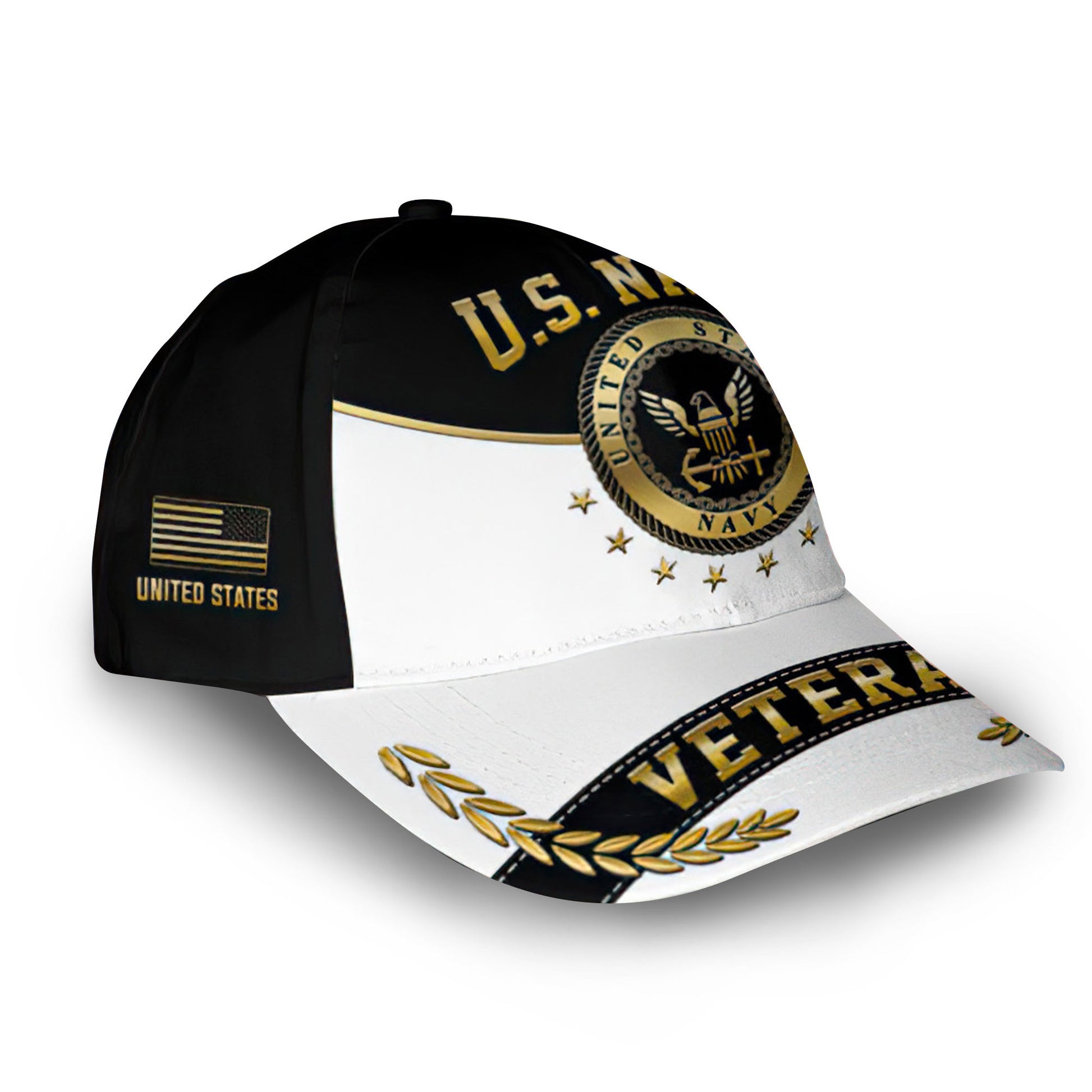 Premium Custom US Navy Cap VPVC006802, Gifts For Navy Veteran, Gifts For Dad, For Husband, Best Gifts On Father's Day, Armed Forces Day, Independence Day, Veterans Day.