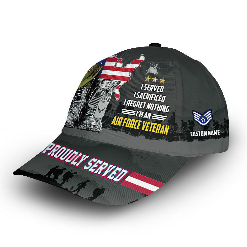 Premium Custom USAF Cap VPVC006904, Gifts For Air Force Veteran, Gifts For Dad, For Husband, Best Gifts On Father's Day, Armed Forces Day, Independence Day, Veterans Day.