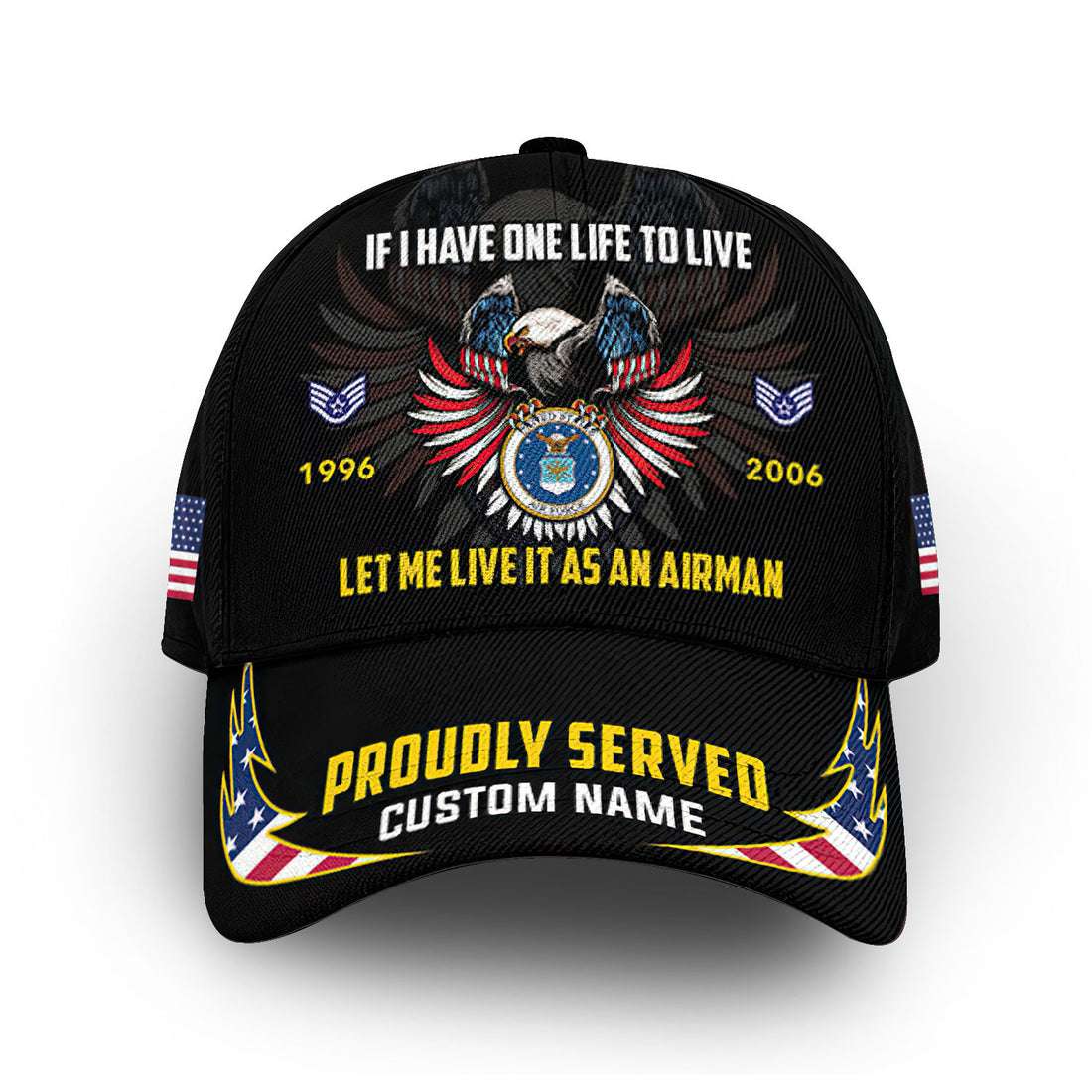 Premium Custom USAF Cap VPVC007504, Gifts For Air Force Veteran, Gifts For Dad, For Husband, Best Gifts On Father's Day, Armed Forces Day, Independence Day, Veterans Day.