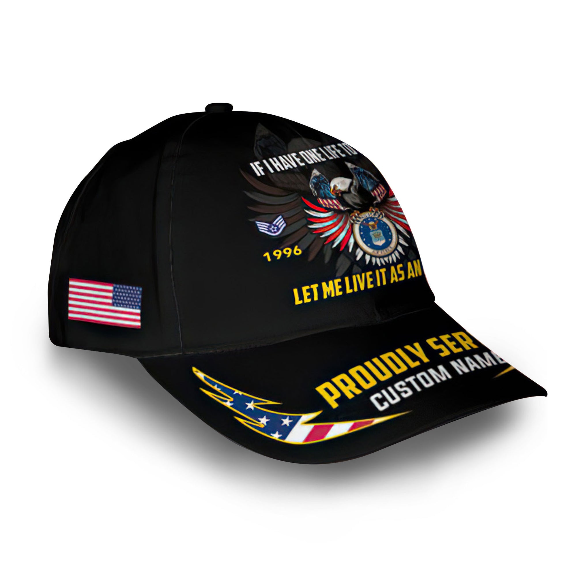 Premium Custom USAF Cap VPVC007504, Gifts For Air Force Veteran, Gifts For Dad, For Husband, Best Gifts On Father's Day, Armed Forces Day, Independence Day, Veterans Day.