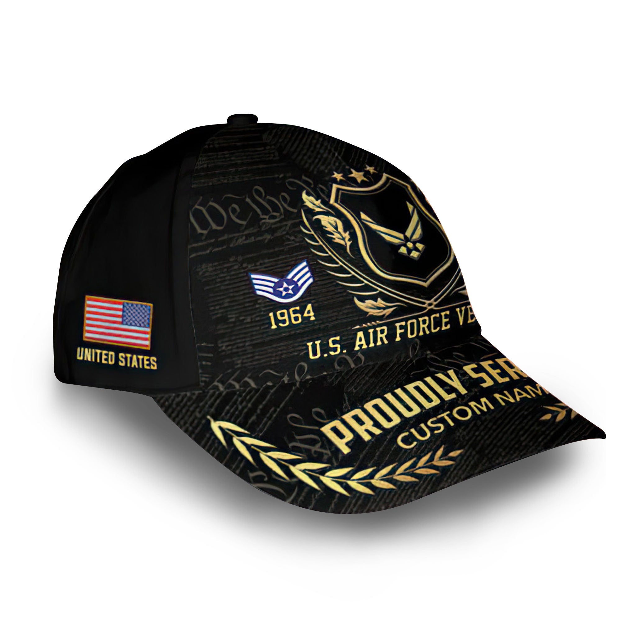 Premium Custom USAF Cap VPVC007804, Gifts For Air Force Veteran, Gifts For Dad, For Husband, Best Gifts On Father's Day, Armed Forces Day, Independence Day, Veterans Day.