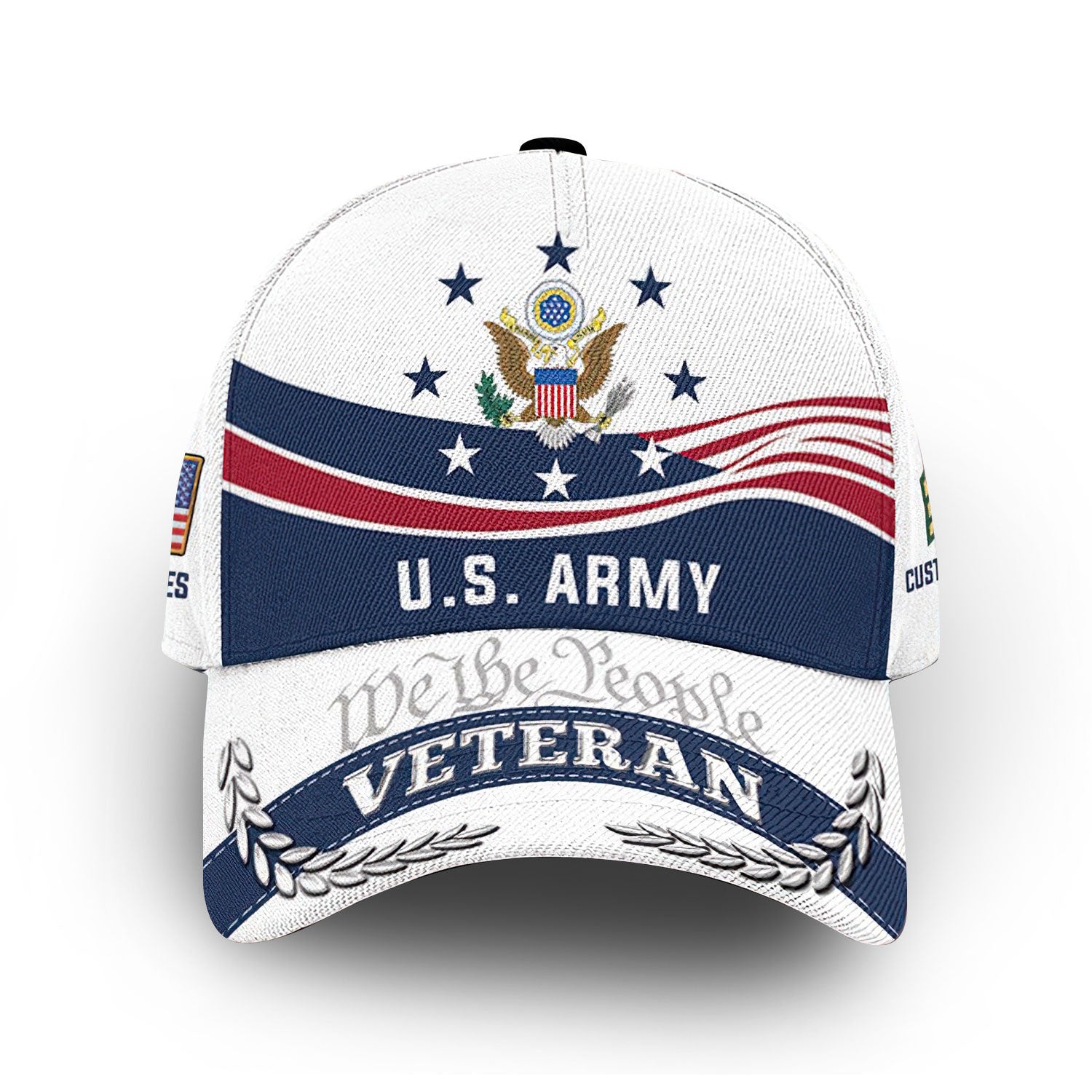 Premium Custom US Army Cap VPVC007901, Gifts For Army Veteran, Gifts For Dad, For Husband, Best Gifts On Father's Day, Armed Forces Day, Independence Day, Veterans Day.