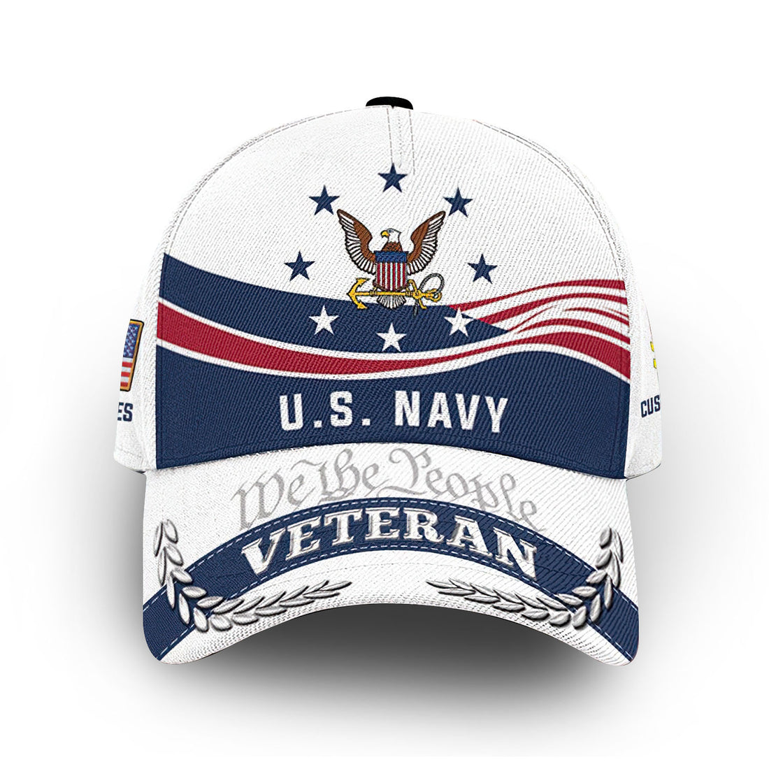 Premium Custom US Navy Cap VPVC007902, Gifts For Navy Veteran, Gifts For Dad, For Husband, Best Gifts On Father's Day, Armed Forces Day, Independence Day, Veterans Day.