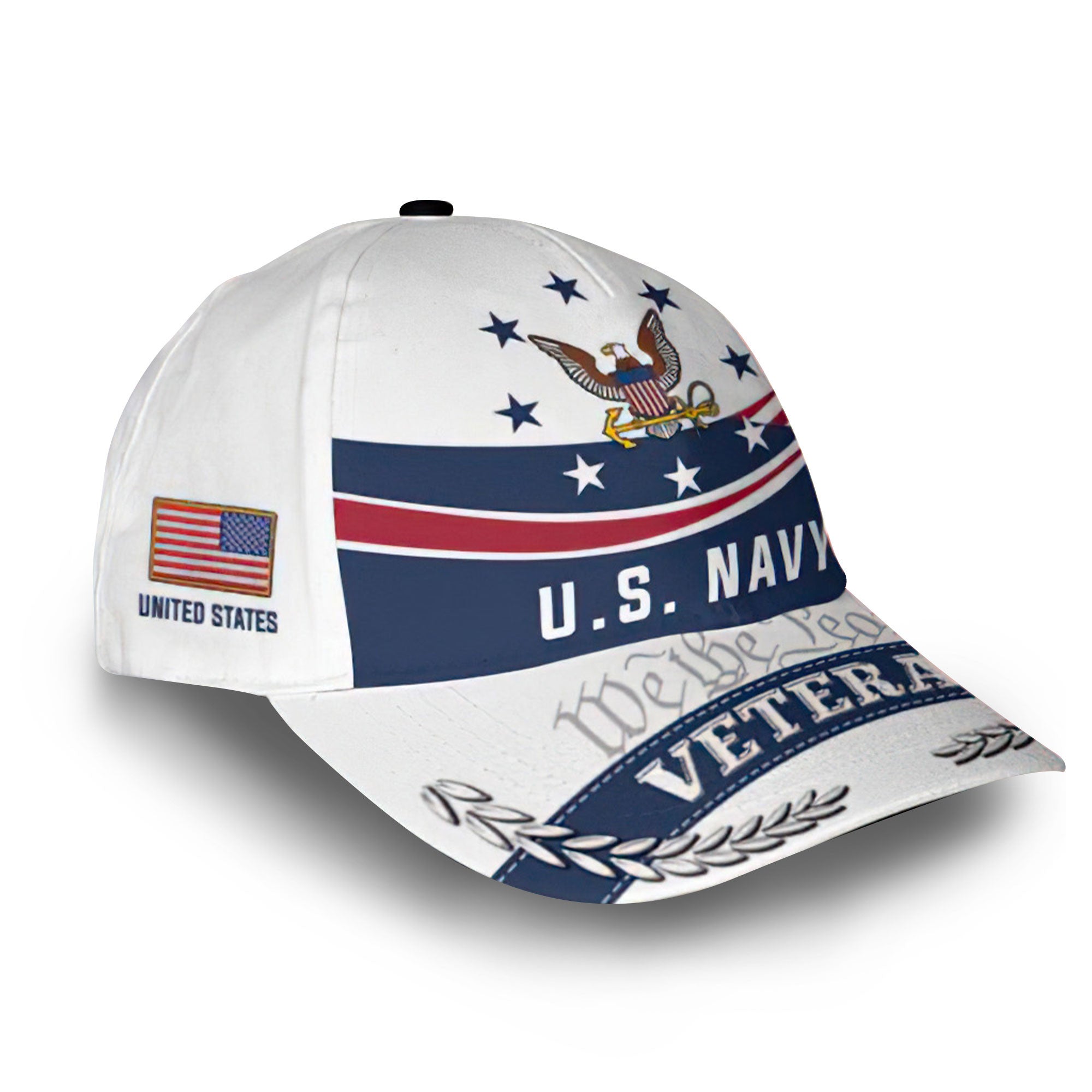 Premium Custom US Navy Cap VPVC007902, Gifts For Navy Veteran, Gifts For Dad, For Husband, Best Gifts On Father's Day, Armed Forces Day, Independence Day, Veterans Day.