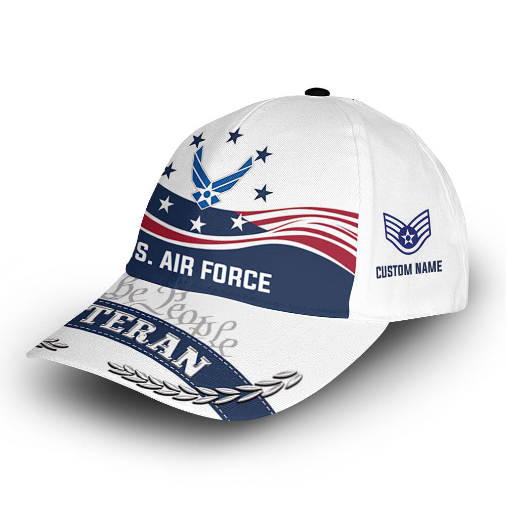 Premium Custom USAF Cap VPVC007904, Gifts For Air Force Veteran, Gifts For Dad, For Husband, Best Gifts On Father's Day, Armed Forces Day, Independence Day, Veterans Day.