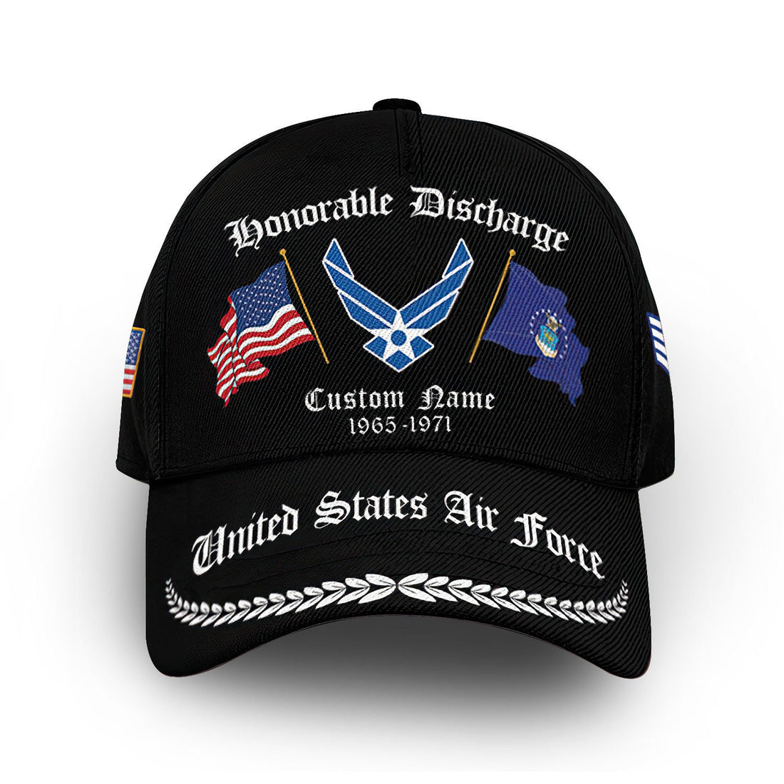 Premium Custom USAF Cap VPVC008404, Gifts For Air Force Veteran, Best Gifts On Father's Day, Armed Forces Day, Independence Day, Veterans Day.
