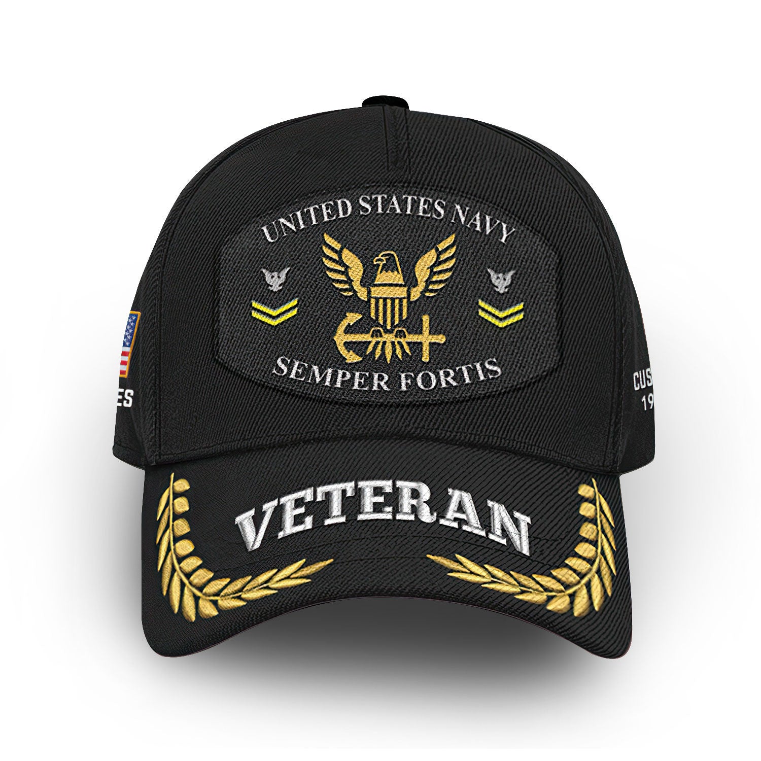 Premium Custom US Navy Cap VPVC008902, Gifts For Navy Veteran, Gifts For Dad, For Husband, Best Gifts On Father's Day, Armed Forces Day, Independence Day, Veterans Day.