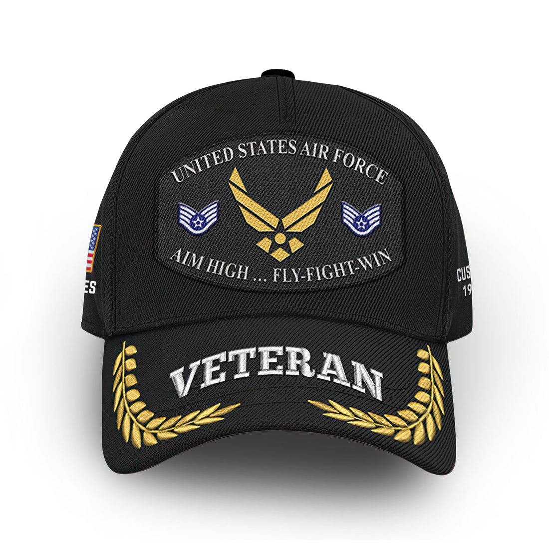 Premium Custom USAF Cap VPVC008904, Gifts For Air Force Veteran, Gifts For Dad, For Husband, Best Gifts On Father's Day, Armed Forces Day, Independence Day, Veterans Day.