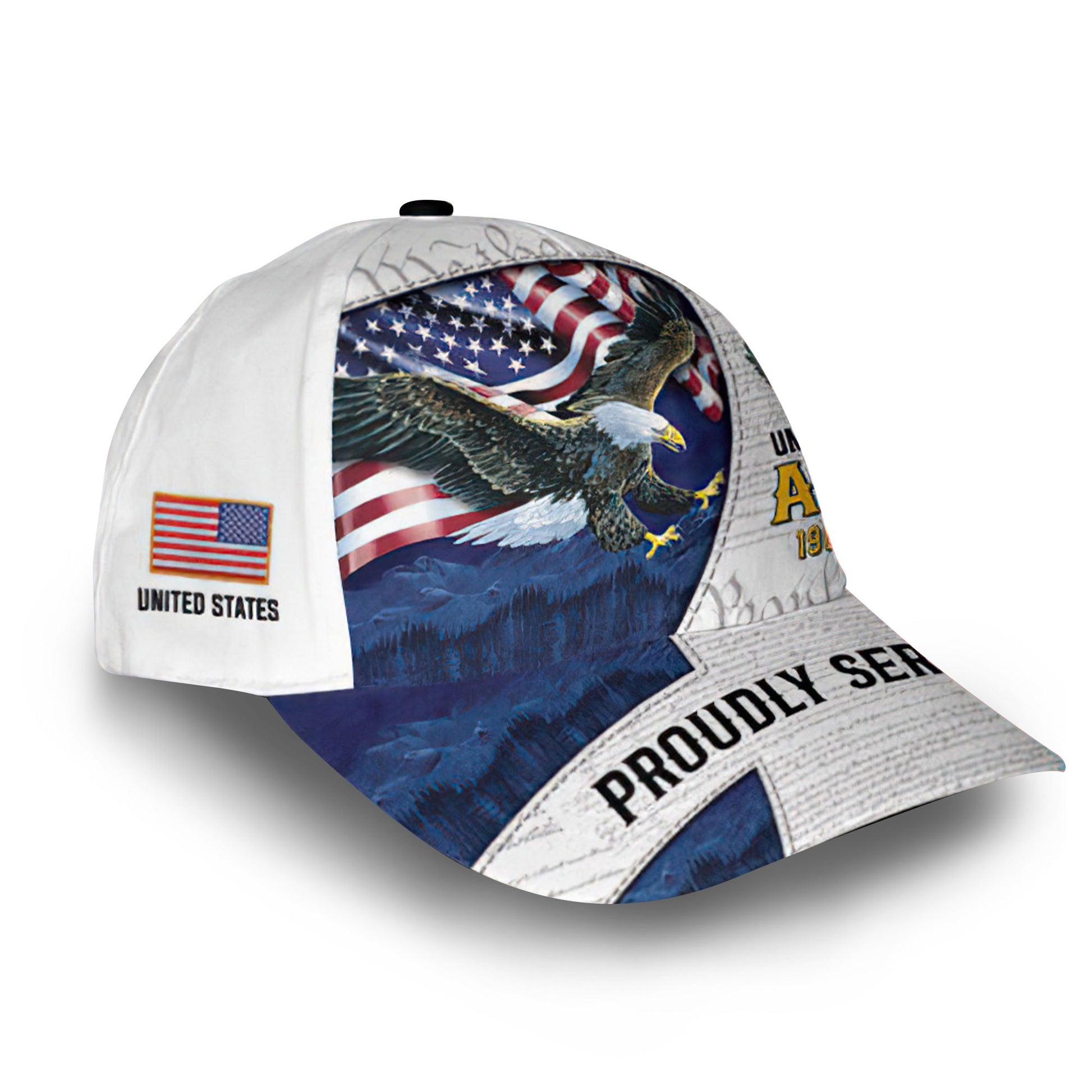 US Army Custom Cap VPVC009201, Gifts For Army Veteran, Best Gifts On Father's Day, Armed Forces Day, Independence Day, Veterans Day.