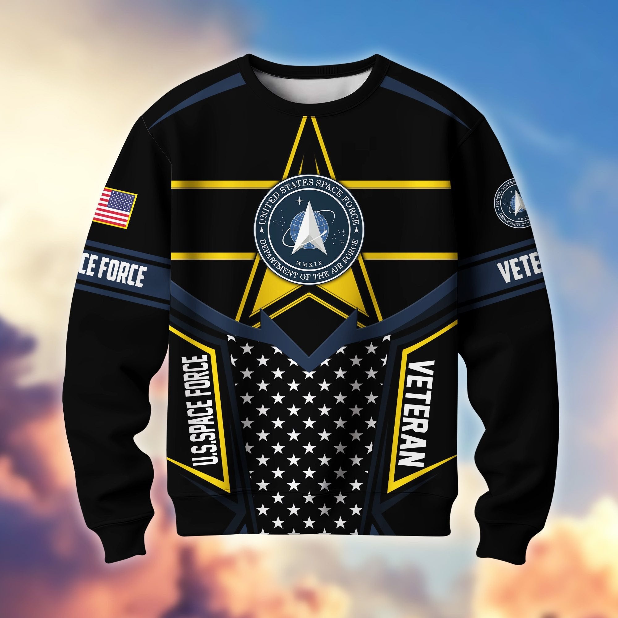 Premium US Veterans Sweatshirt BPHN180211, Gifts For US Veterans, Gifts For Dad, For Husband, Best Gifts On Father's Day, Armed Forces Day, Independence Day, Veterans Day.