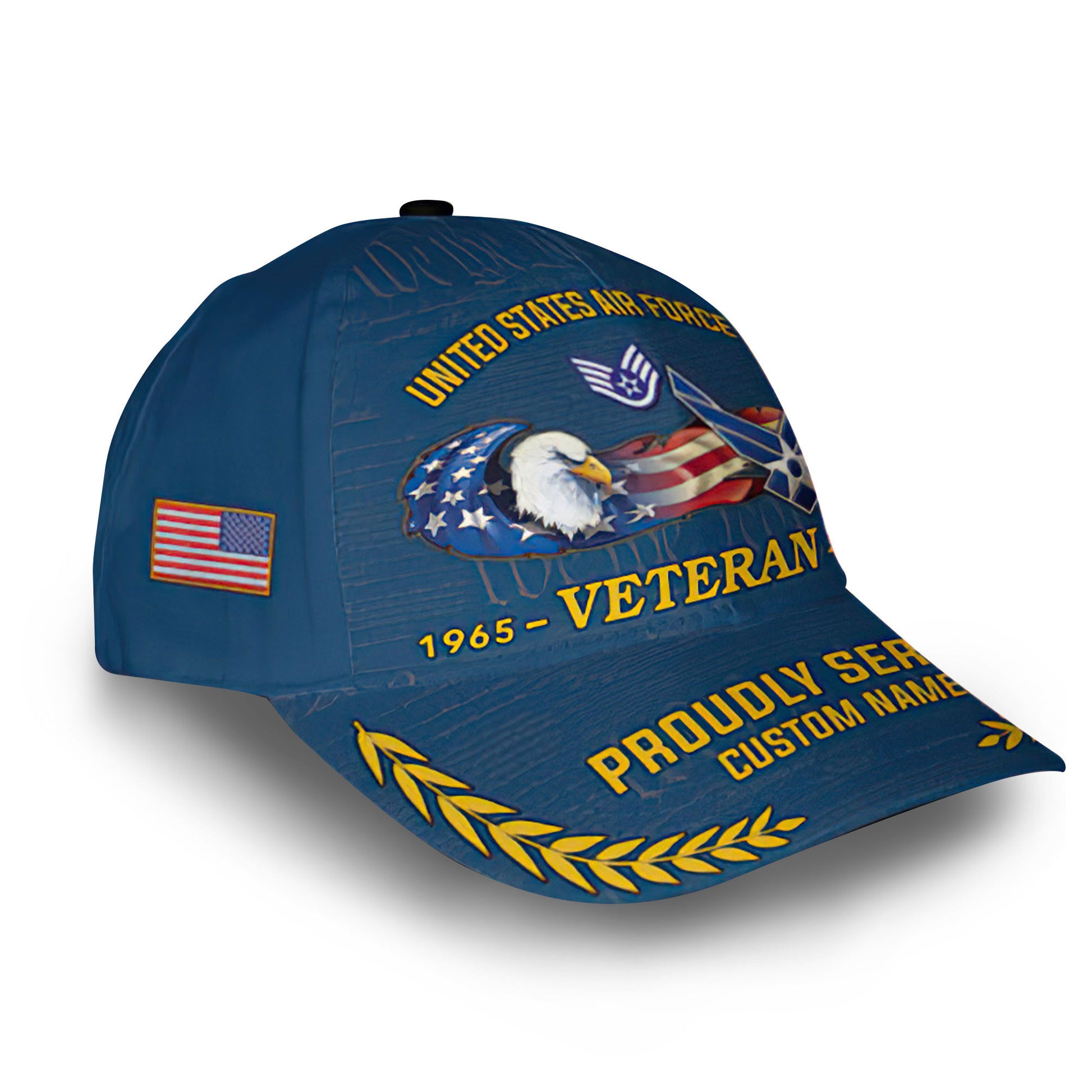 USAF Custom Cap VPVC010604, Gifts For Air Force Veteran, Best Gifts On Father's Day, Armed Forces Day, Independence Day, Veterans Day.
