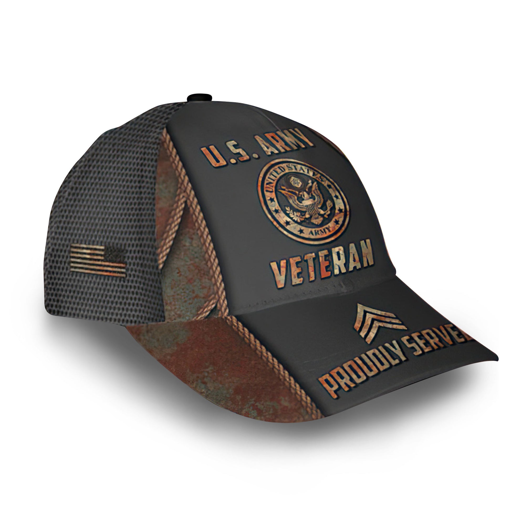Premium Custom US Army Cap VPVC010901, Gifts For Army Veteran, Best Gifts On Father's Day, Armed Forces Day, Independence Day, Veterans Day.