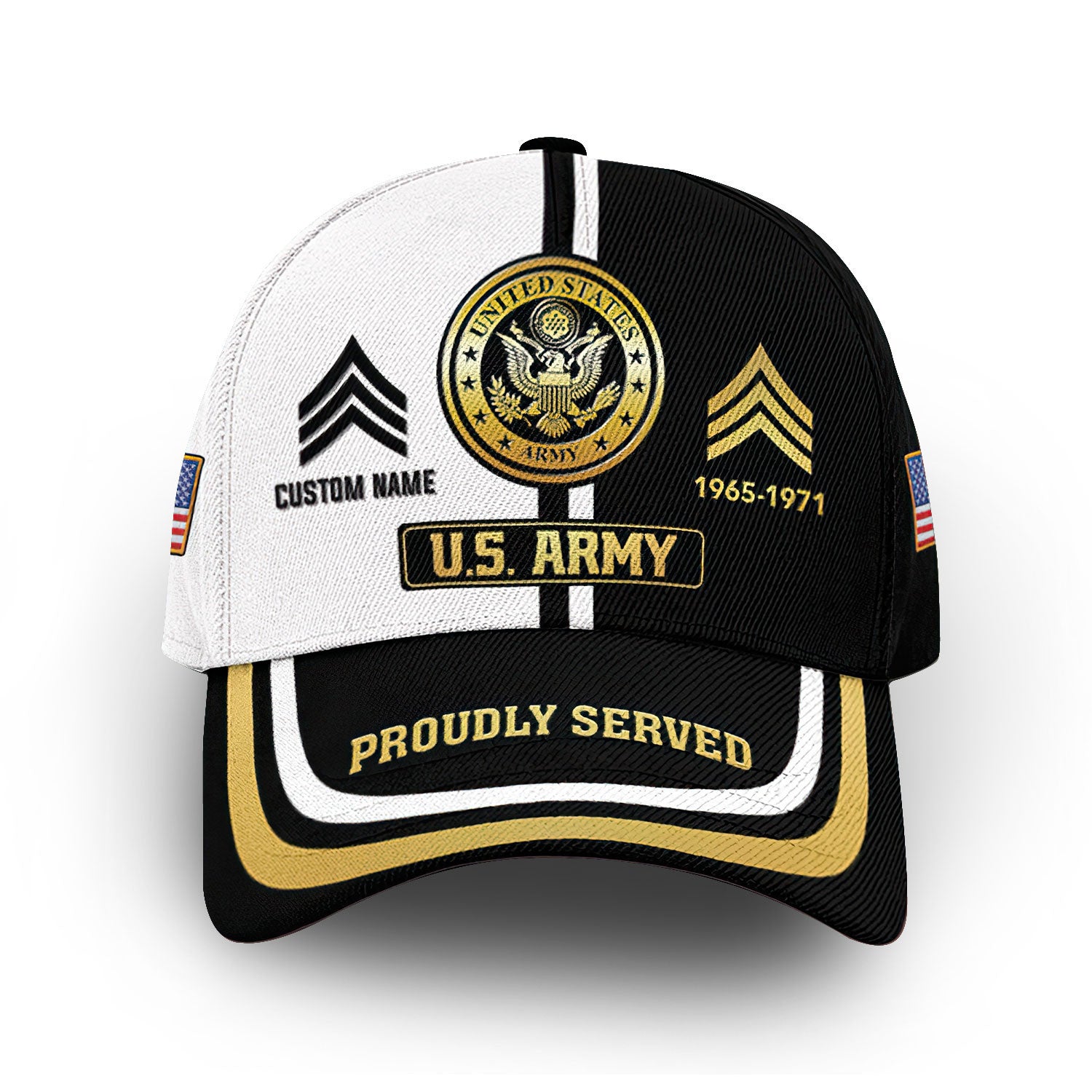 US Army Custom Cap VPVC011601, Gifts For Army Veteran, Best Gifts On Father's Day, Armed Forces Day, Independence Day, Veterans Day.