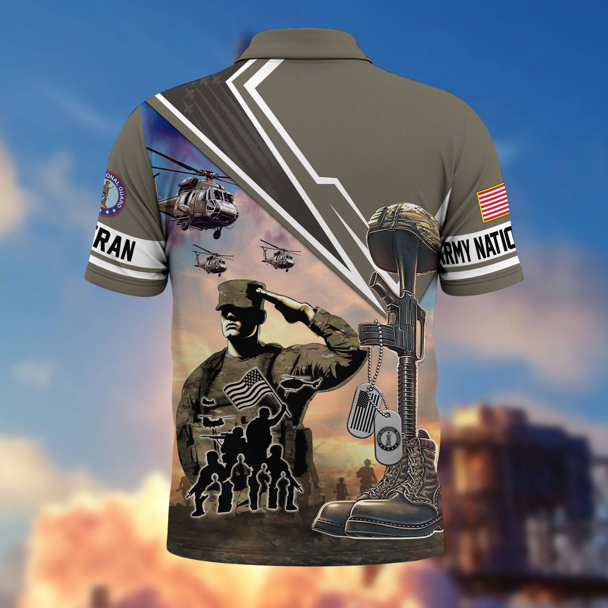 Premium US Veterans Polo Shirt BPHN060211, Gifts For US Veterans, Gifts On Father's Day, Independence Day, Armed Forces Day, Veterans Day.