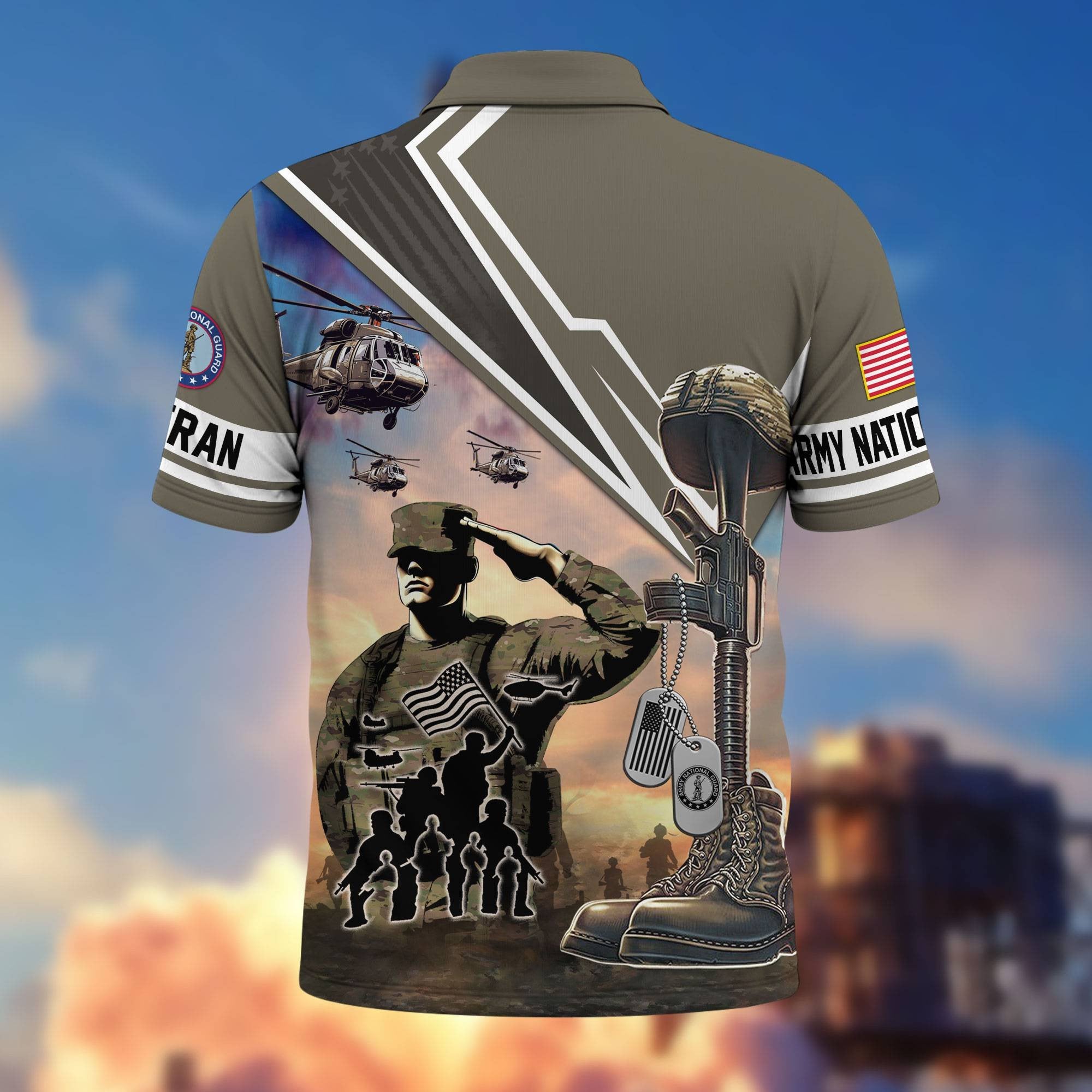 Premium US Veterans Polo Shirt BPHN060211, Gifts For US Veterans, Gifts On Father's Day, Independence Day, Armed Forces Day, Veterans Day.