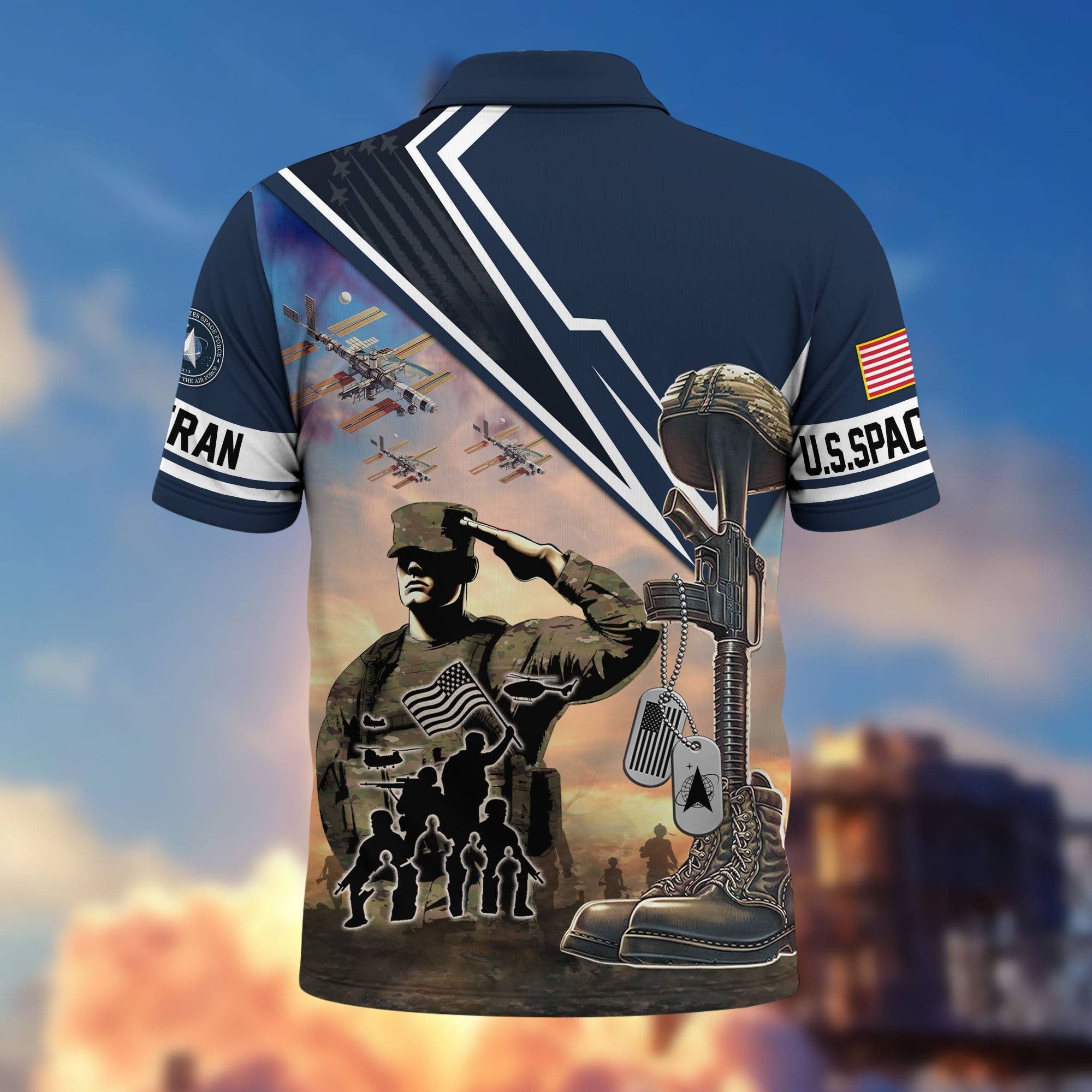 Premium US Veterans Polo Shirt BPHN060211, Gifts For US Veterans, Gifts On Father's Day, Independence Day, Armed Forces Day, Veterans Day.