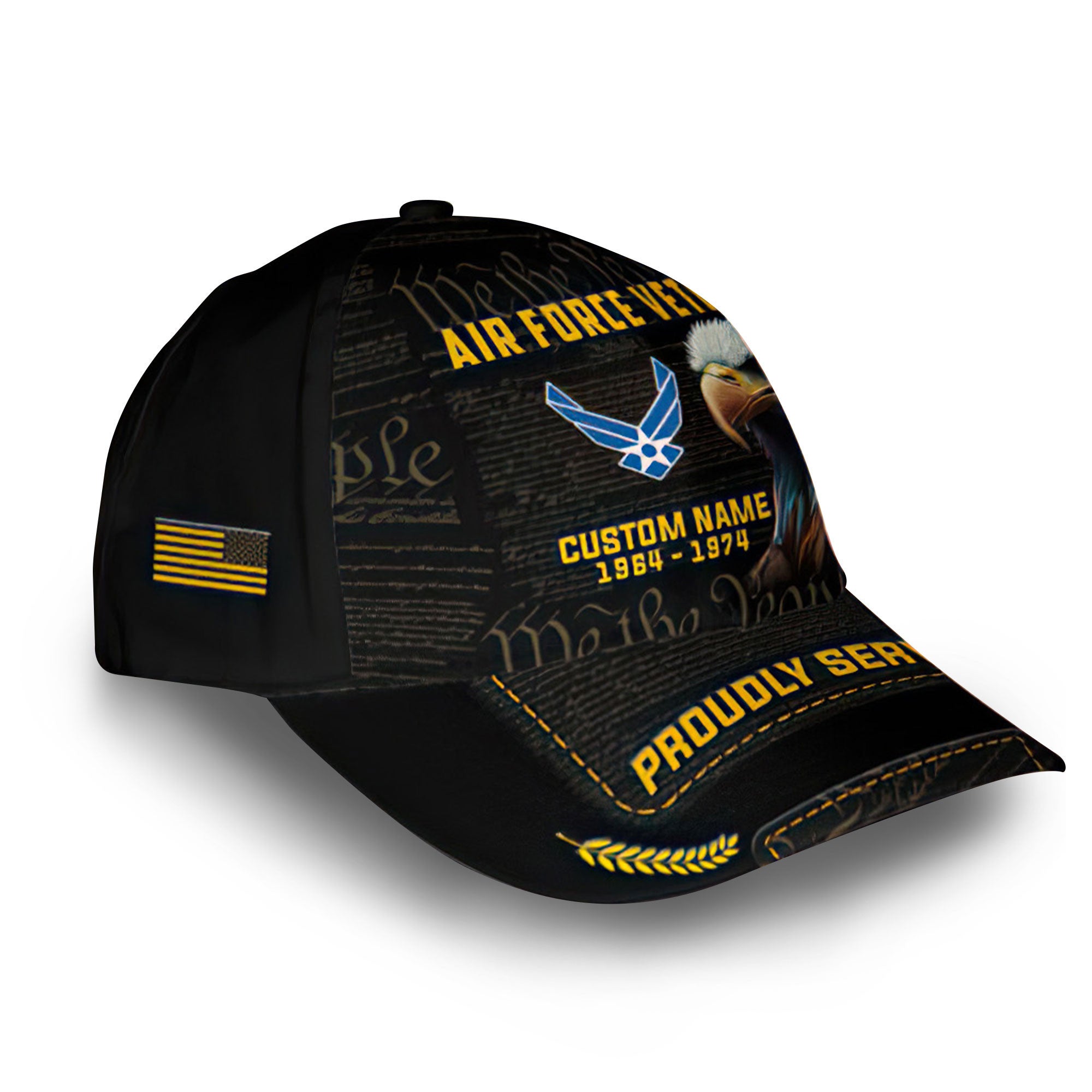 Premium Custom USAF Cap VPVC012604, Gifts For Air Force Veteran, Gifts For Dad, For Husband, Best Gifts On Father's Day, Armed Forces Day, Independence Day, Veterans Day.
