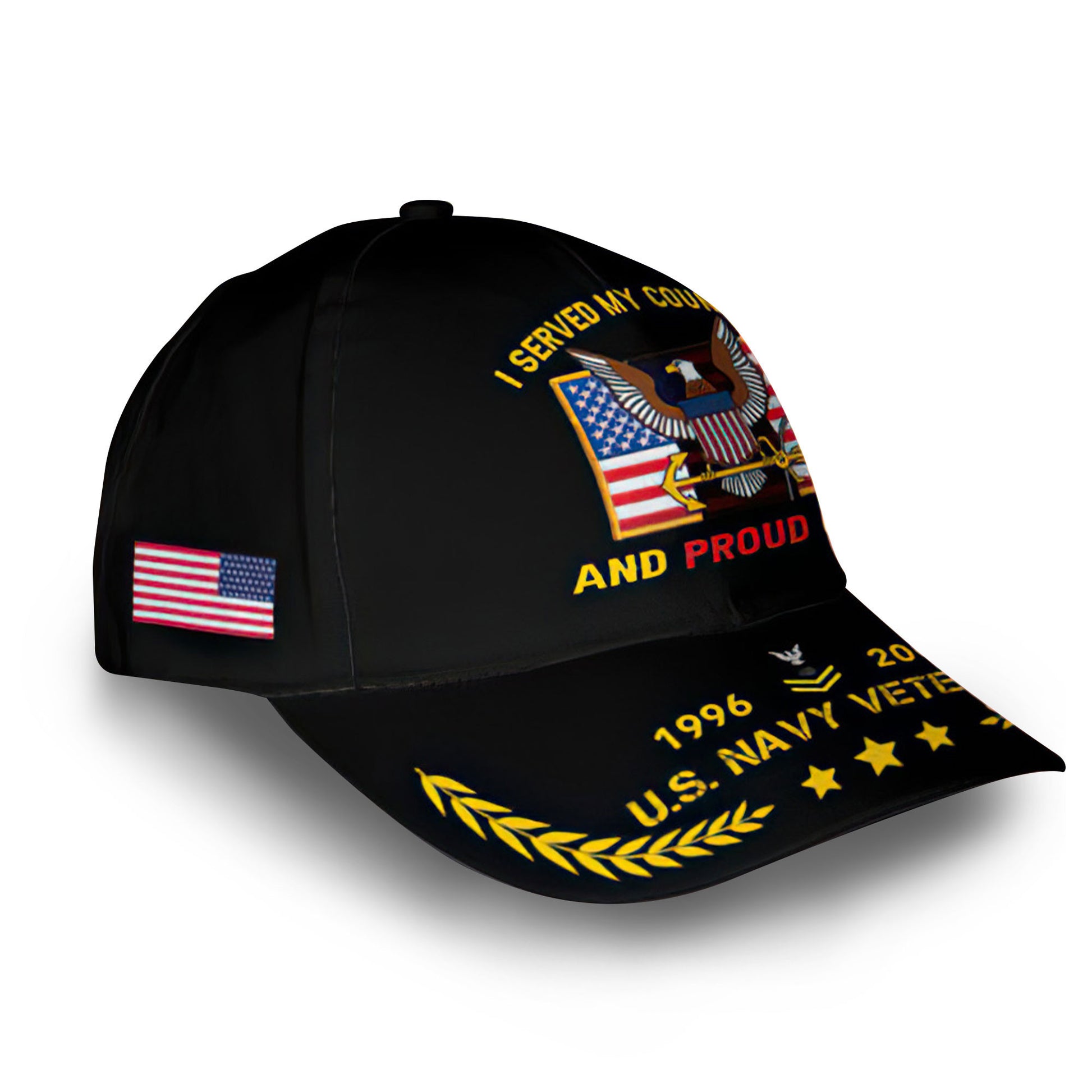Unique Custom Name, Rank, Year, US Navy Cap VPVC013802, Gifts For Navy Veteran, Gifts For Dad, For Husband, Best Gifts On Father's Day, Independence Day, Veterans Day.