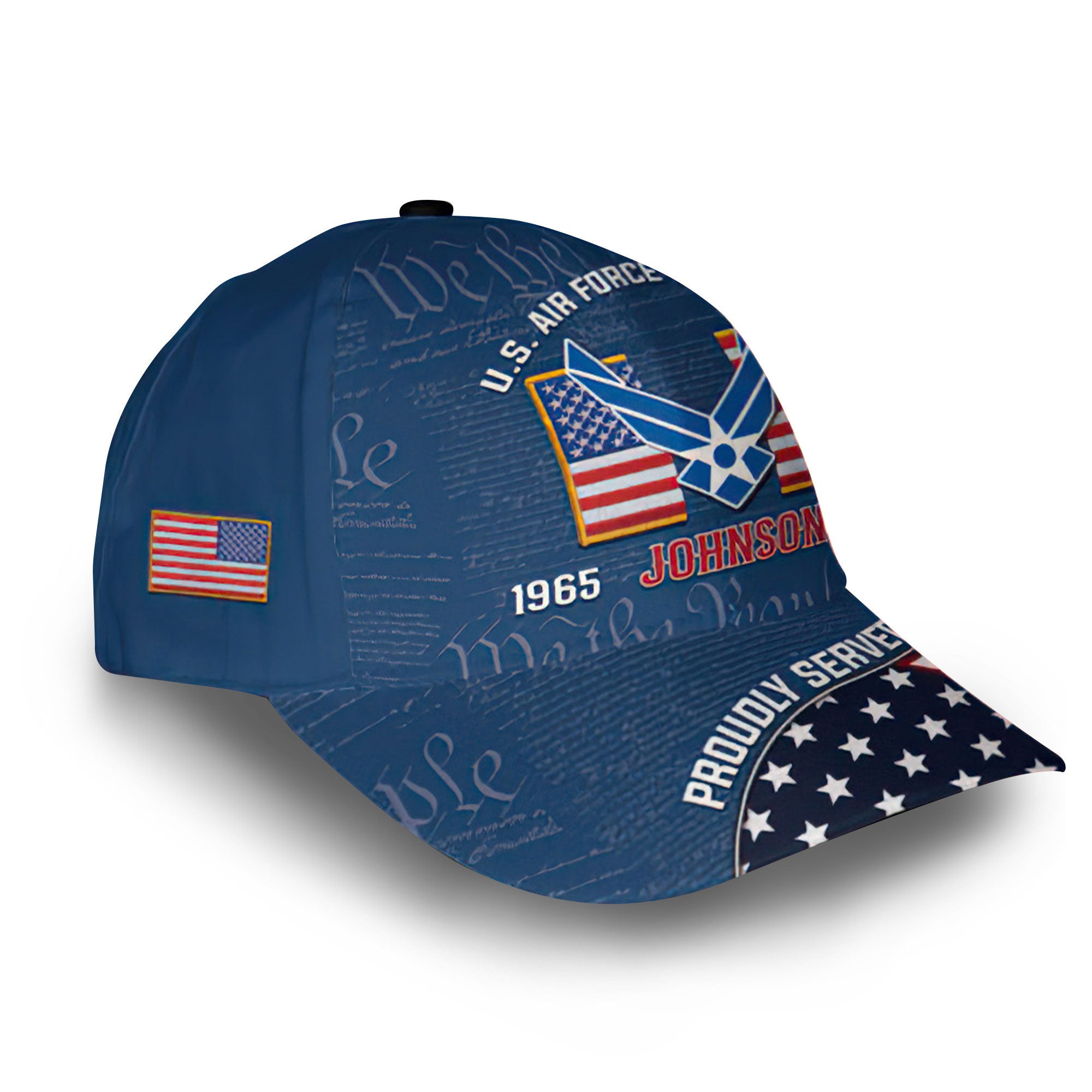 Unique Custom Name, Rank, Year, USAF Cap VPVC013809, Gifts For Air Force Veteran, Gifts For Dad, For Husband, Best Gifts On Father's Day, Independence Day, Veterans Day.