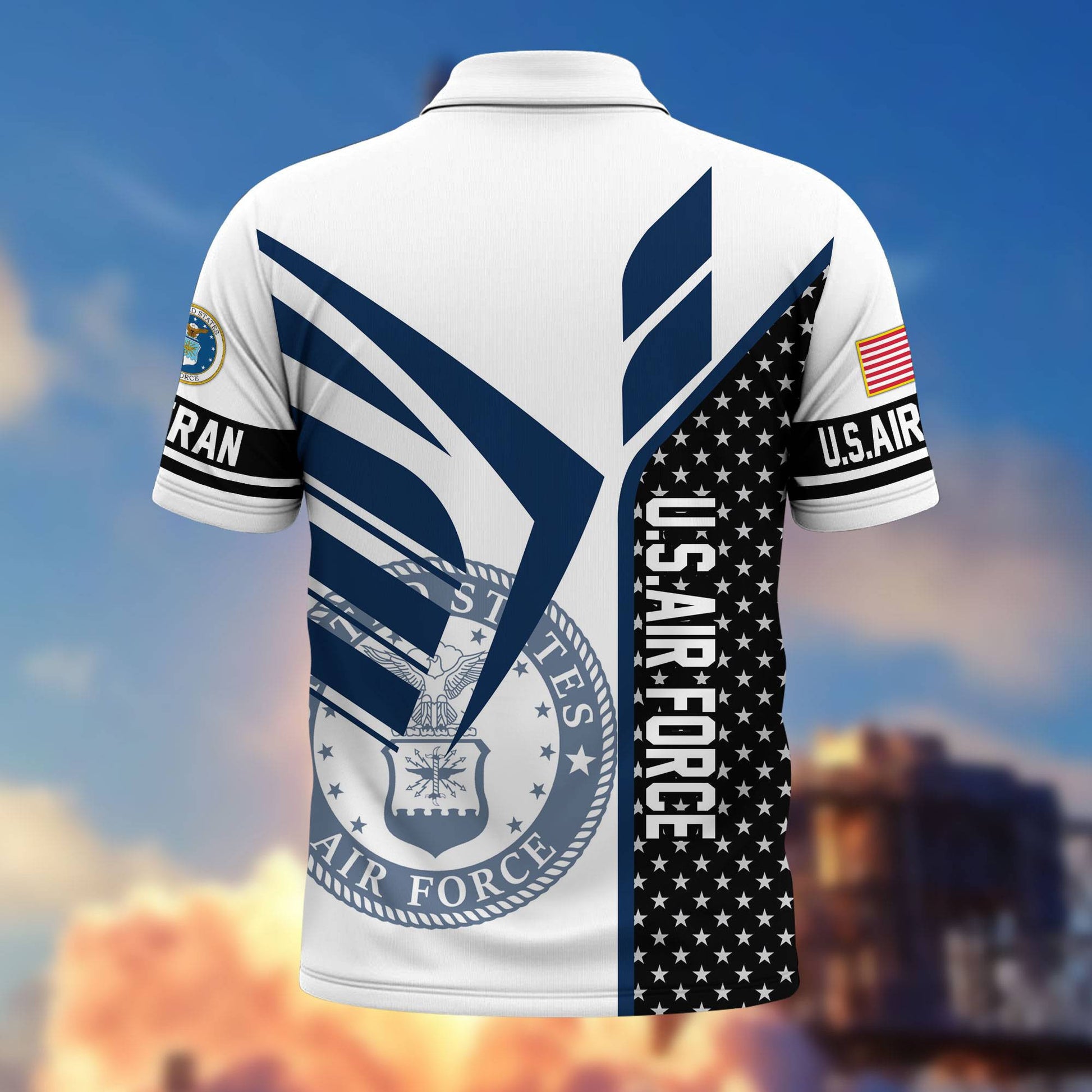 Premium US Veterans Polo Shirt BPHN240211, Gifts For US Veterans, Gifts On Father's Day, Independence Day, Armed Forces Day, Veterans Day.