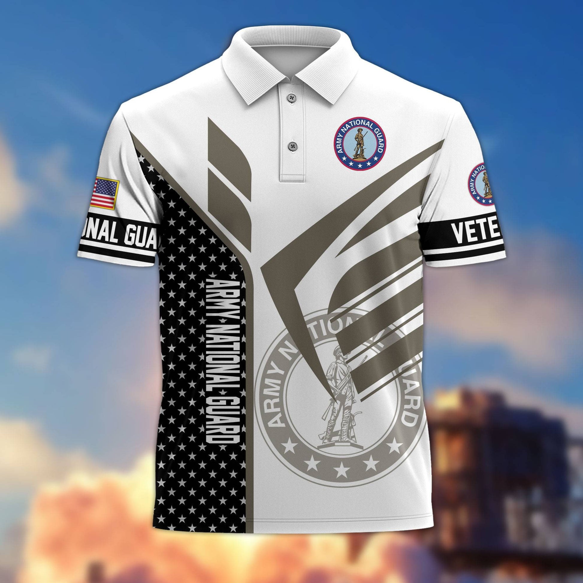 Premium US Veterans Polo Shirt BPHN240211, Gifts For US Veterans, Gifts On Father's Day, Independence Day, Armed Forces Day, Veterans Day.