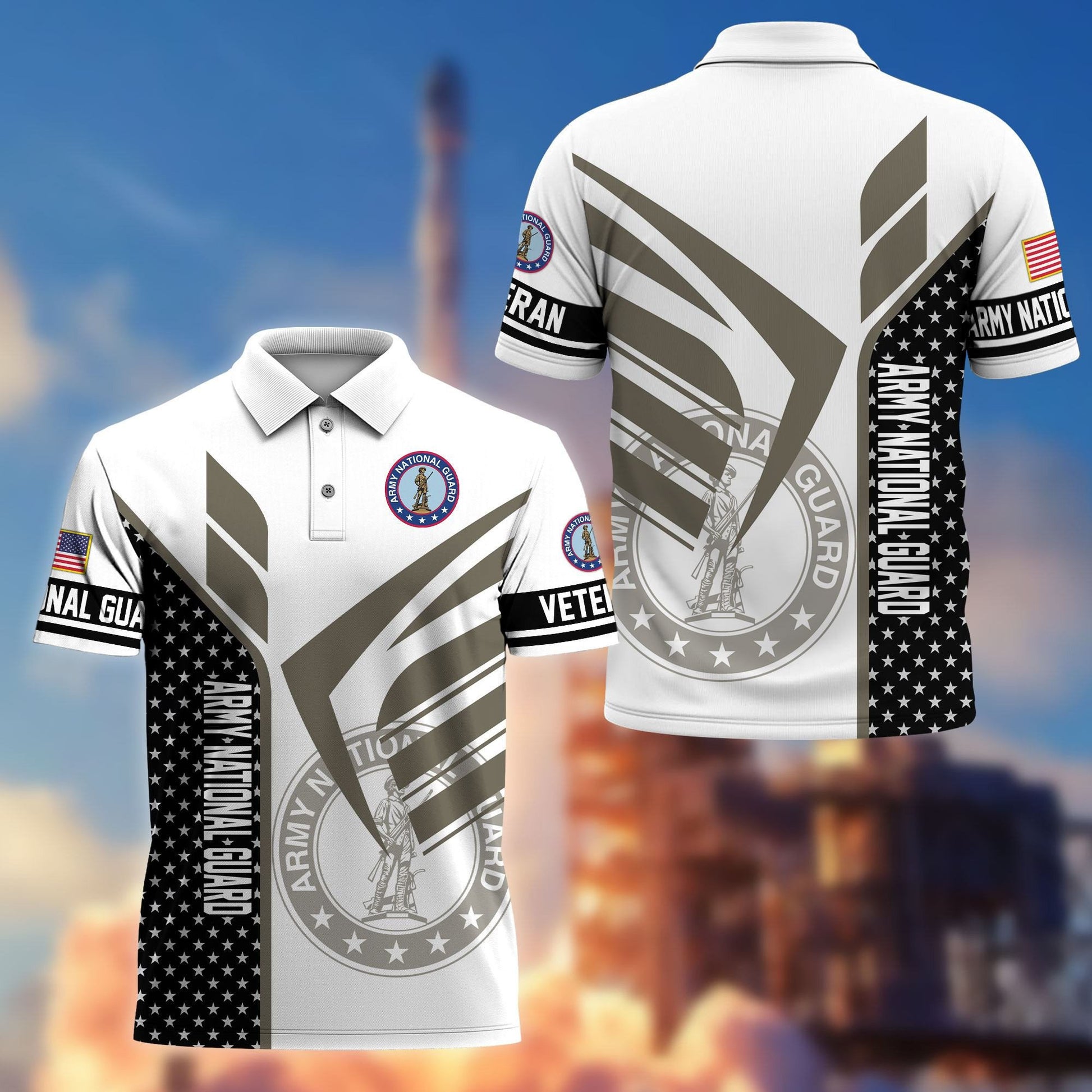 Premium US Veterans Polo Shirt BPHN240211, Gifts For US Veterans, Gifts On Father's Day, Independence Day, Armed Forces Day, Veterans Day.
