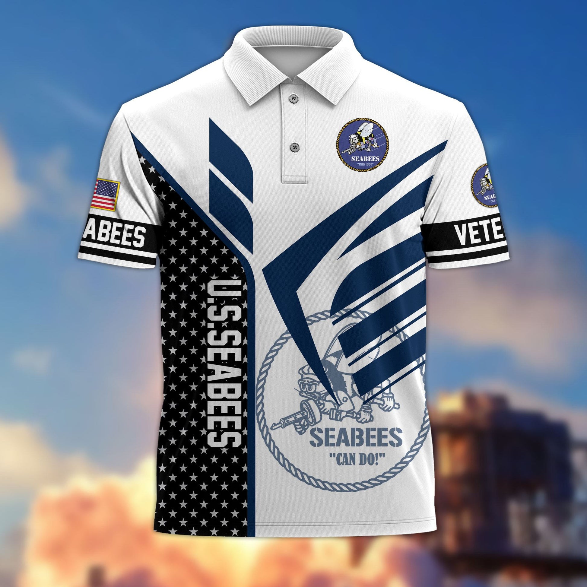Premium US Veterans Polo Shirt BPHN240211, Gifts For US Veterans, Gifts On Father's Day, Independence Day, Armed Forces Day, Veterans Day.