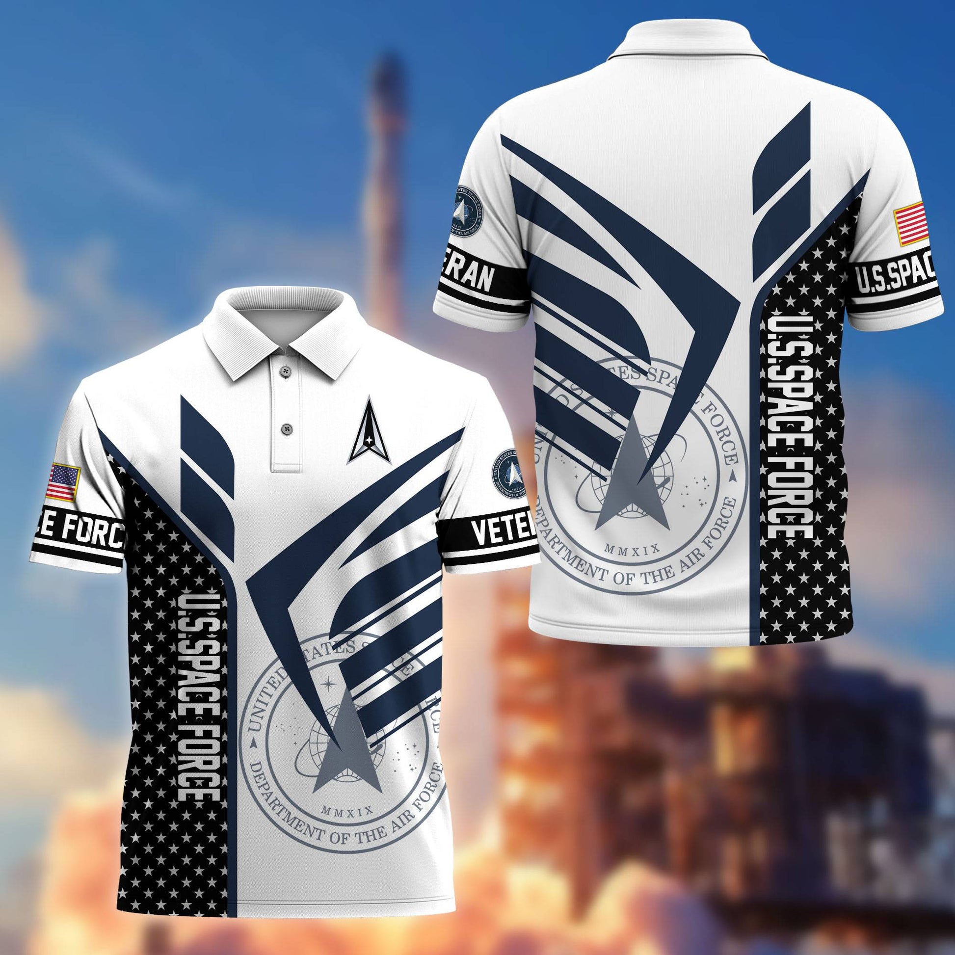 Premium US Veterans Polo Shirt BPHN240211, Gifts For US Veterans, Gifts On Father's Day, Independence Day, Armed Forces Day, Veterans Day.