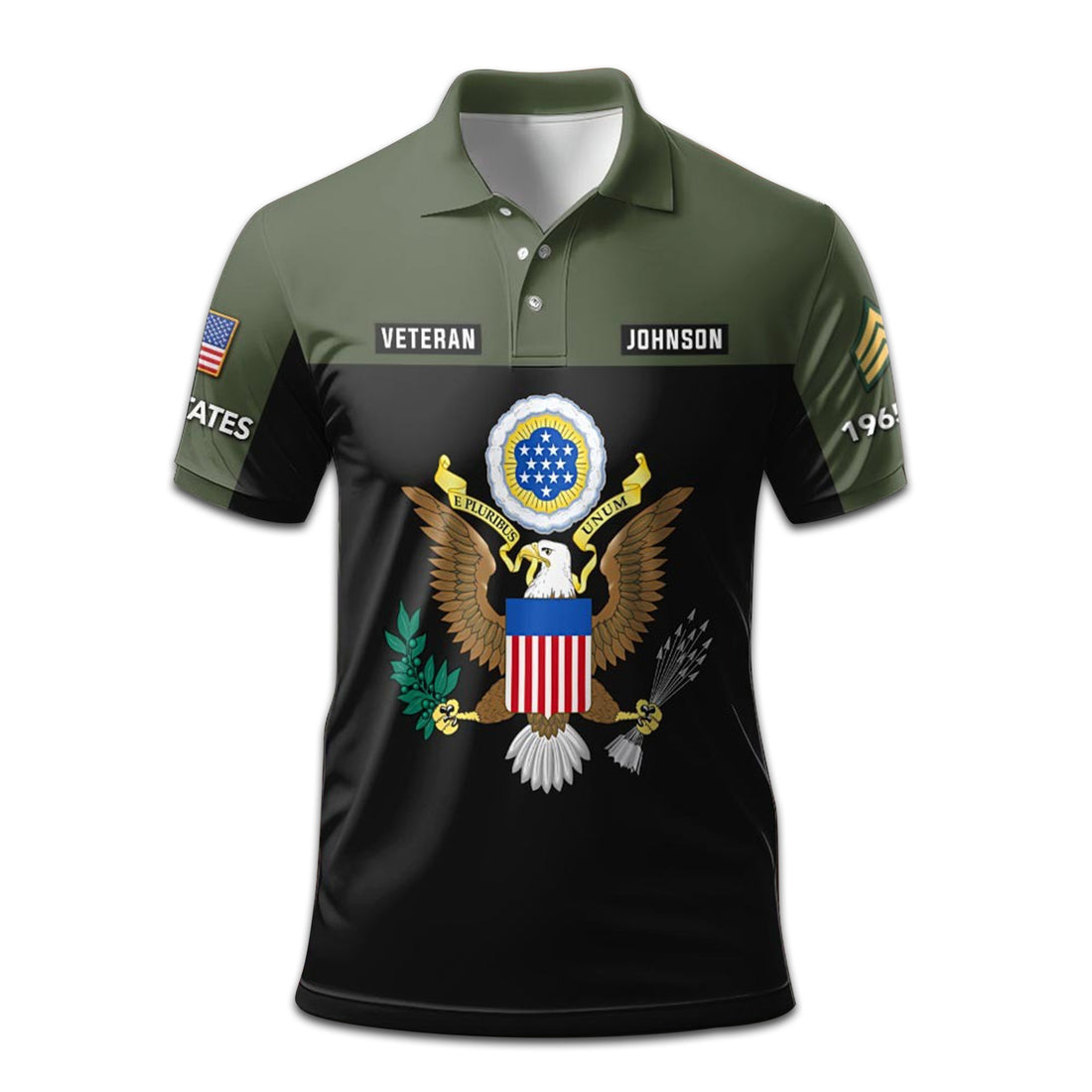 Premium Custom US Army Polo Shirt VPVC208101, Gifts For Army Veteran, Gifts For Dad, For Husband, Best Gifts On Father's Day, Armed Forces Day, Independence Day, Veterans Day.