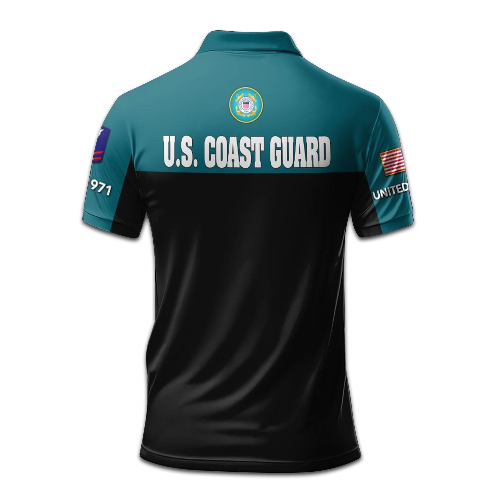 Premium Custom USCG Polo Shirt VPVC208105, Gifts For Coast Guard Veteran, Gifts For Dad, For Husband, Best Gifts On Father's Day, Armed Forces Day, Independence Day, Veterans Day.