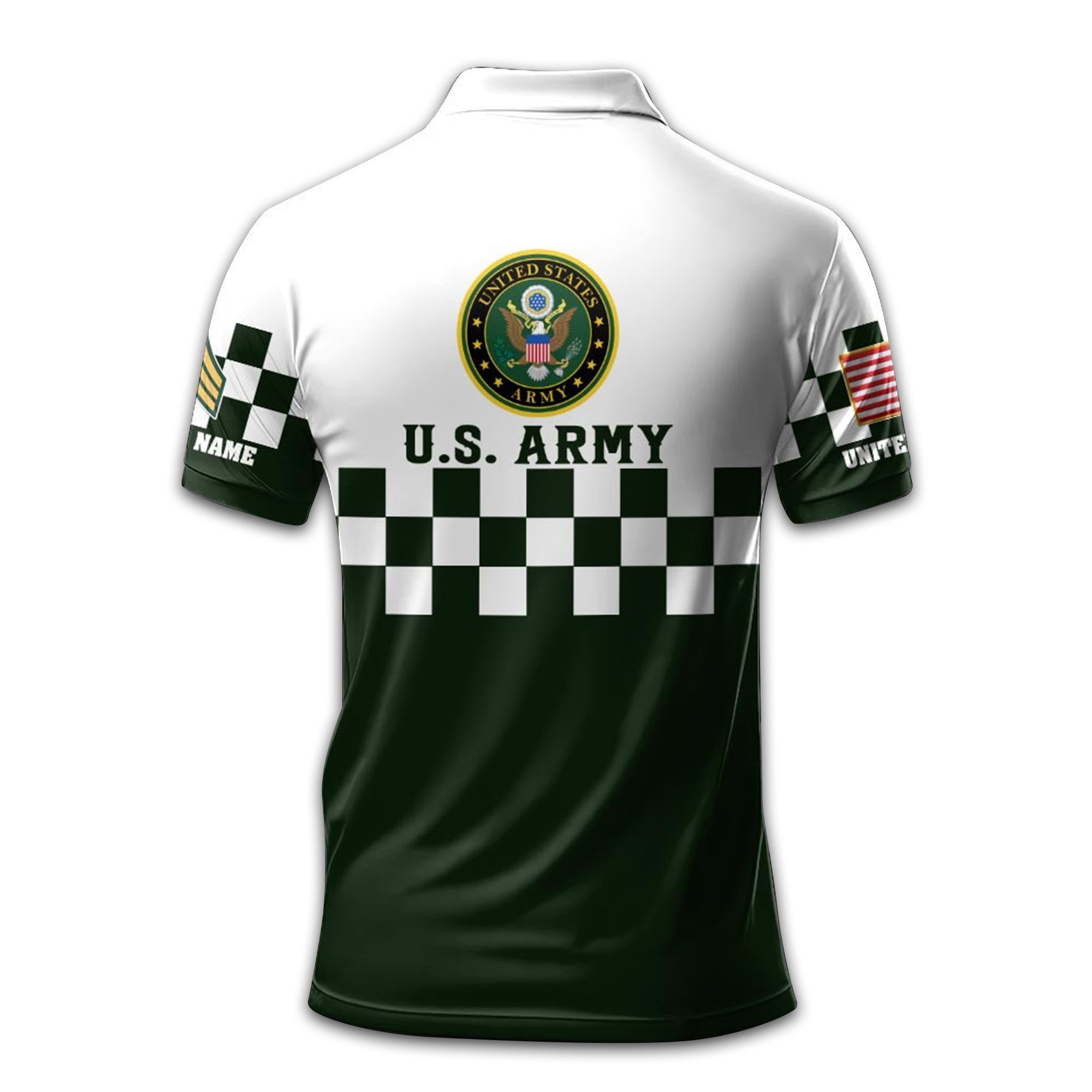 Premium Custom US Army Polo Shirt VPVC208601, Gifts For Army Veteran, Gifts For Dad, For Husband, Best Gifts On Father's Day, Armed Forces Day, Independence Day, Veterans Day.