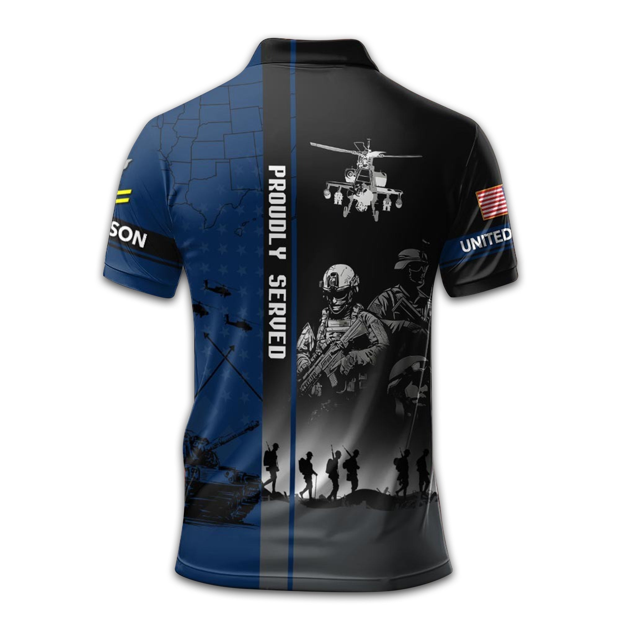Premium Custom US Navy Polo Shirt VPVC208802, Gifts For Navy Veteran, Best Gifts On Father's Day, Armed Forces Day, Independence Day, Veterans Day.