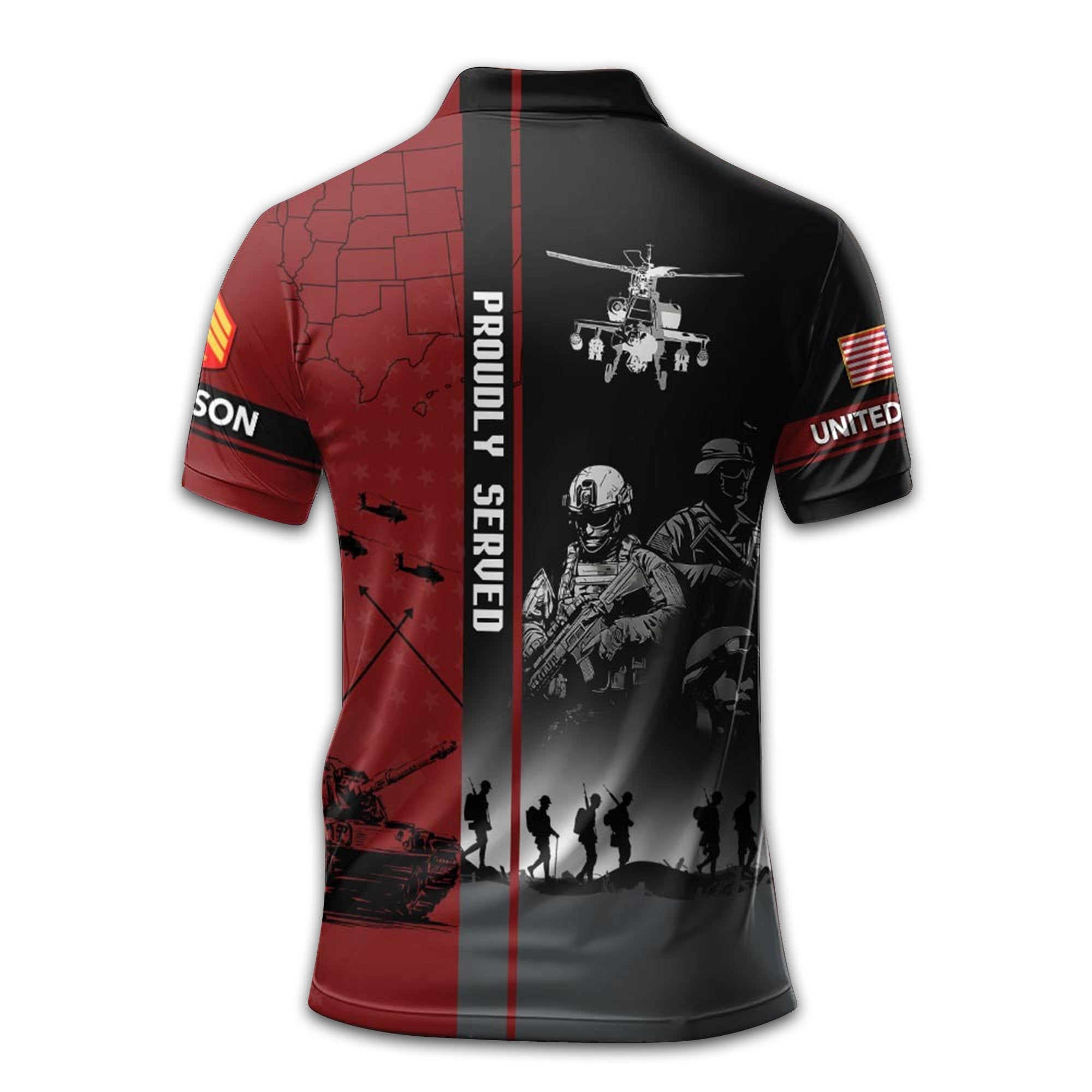Premium Custom USMC Polo Shirt VPVC208803, Gifts For Marine Veteran, Best Gifts On Father's Day, Armed Forces Day, Independence Day, Veterans Day.