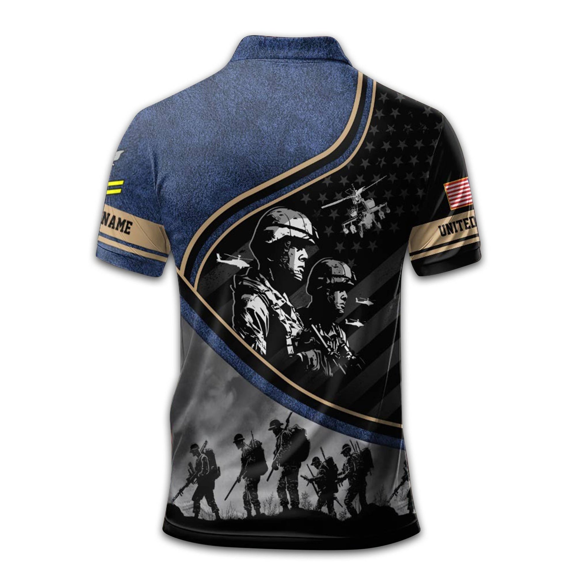 Premium US Navy Polo Shirt VPVC209002, Custom Name, Rank, Year, Gifts For Navy Veteran, Best Gifts On Father's Day, Armed Forces Day, Independence Day, Veterans Day.