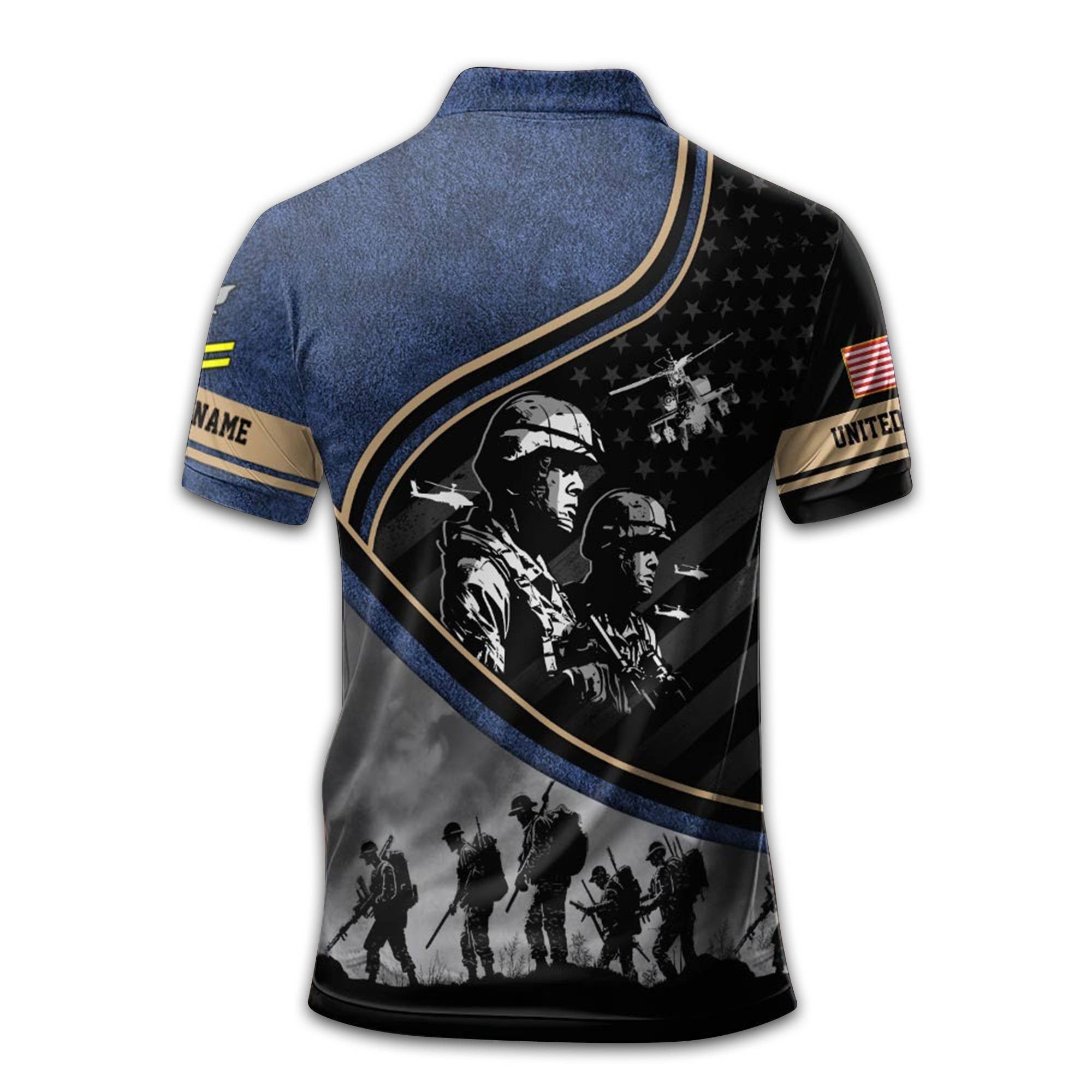 Premium US Navy Polo Shirt VPVC209002, Custom Name, Rank, Year, Gifts For Navy Veteran, Best Gifts On Father's Day, Armed Forces Day, Independence Day, Veterans Day.